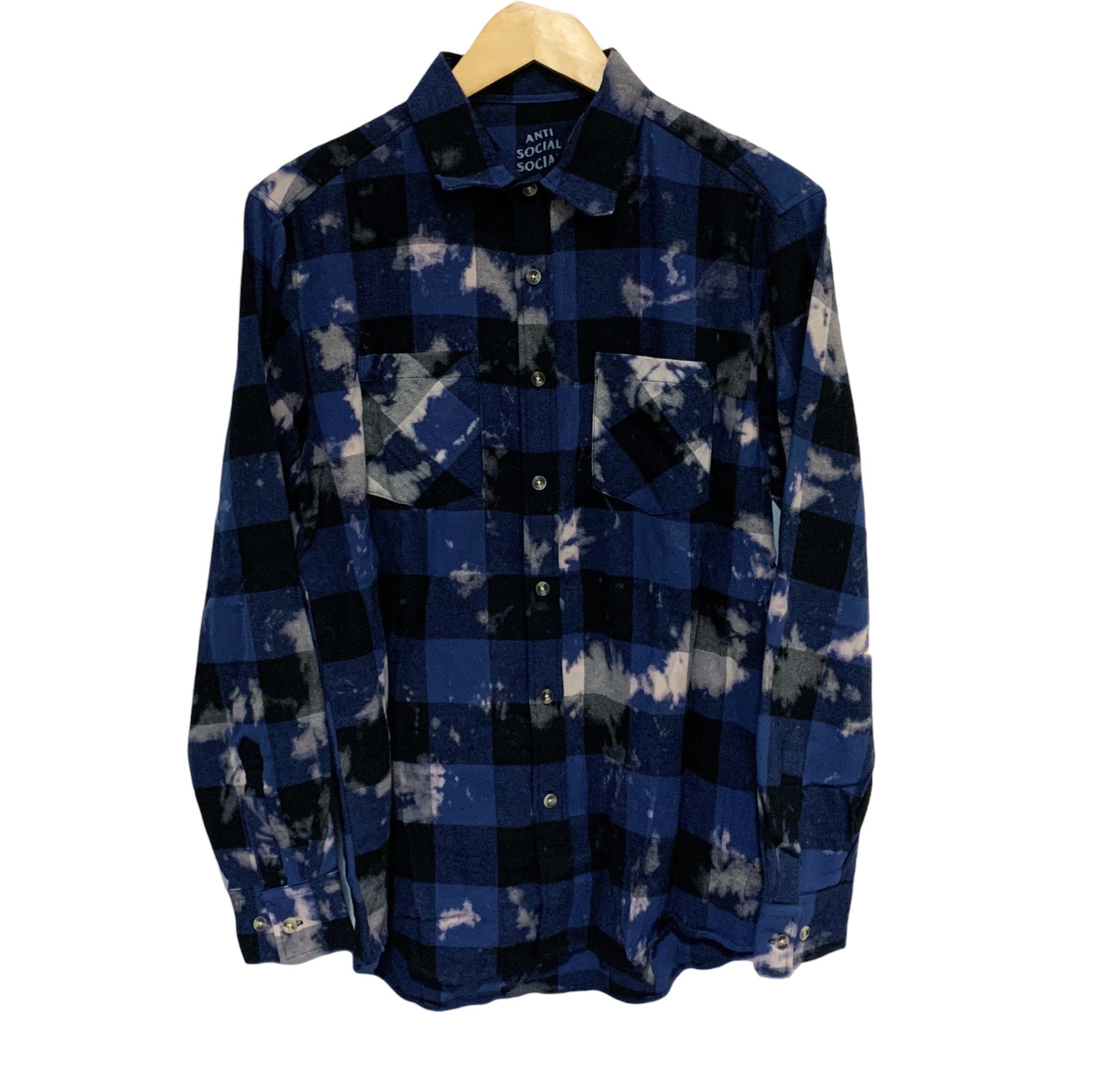 PSY BUFFALO FLANNEL LONG SLEEVE SHIRT BLUE | ASSC