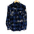 PSY BUFFALO FLANNEL LONG SLEEVE SHIRT BLUE | ASSC