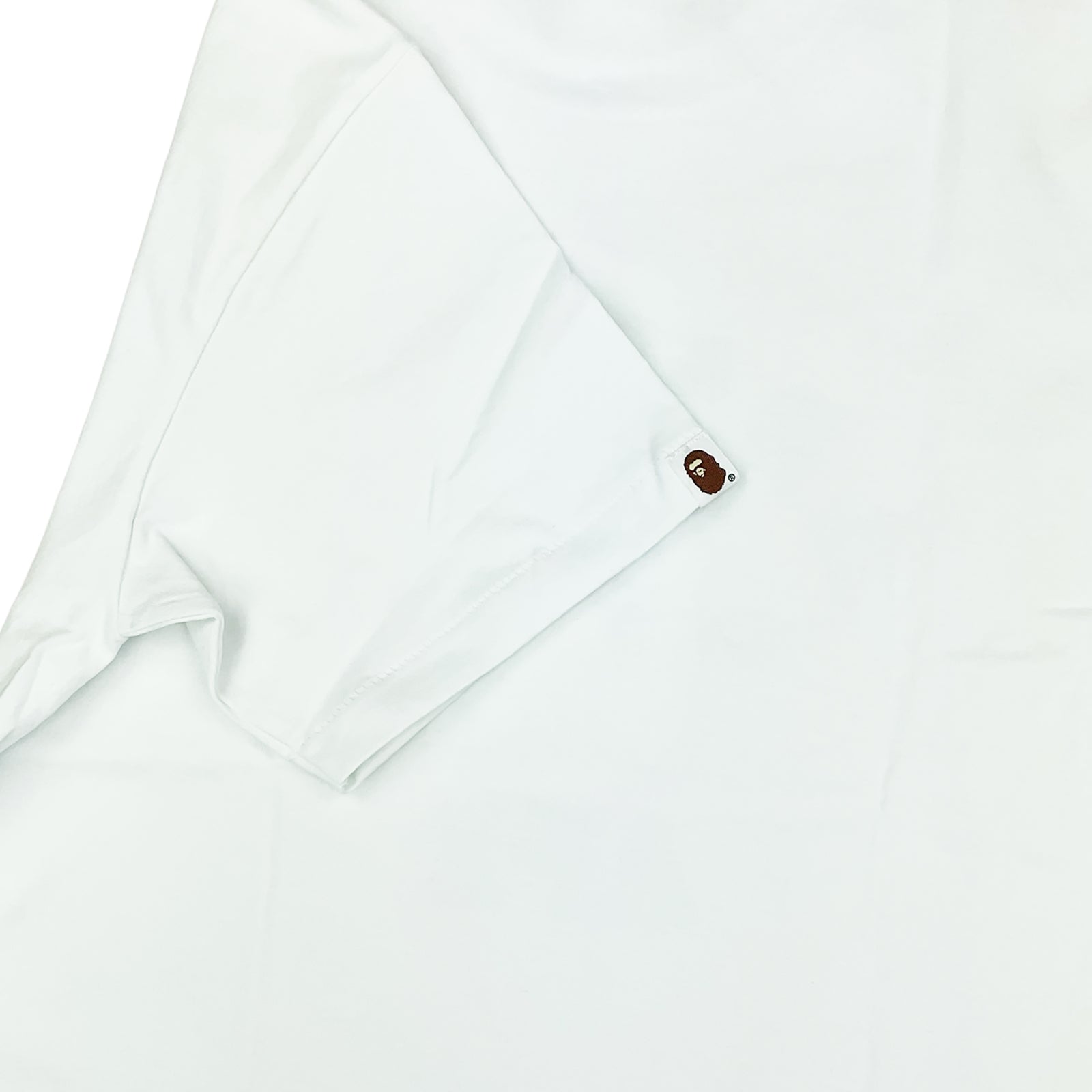 CHECK COLLEGE T-SHIRT WHITE MULTI BEIGE | A BATHING APE