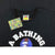 LOGO CHECK COLLEGE T-SHIRT BLACK BLUE | A BATHING APE