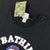 LOGO CHECK COLLEGE T-SHIRT BLACK BLUE | A BATHING APE