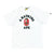 LOGO CHECK COLLEGE T-SHIRT WHITE RED | A BATHING APE