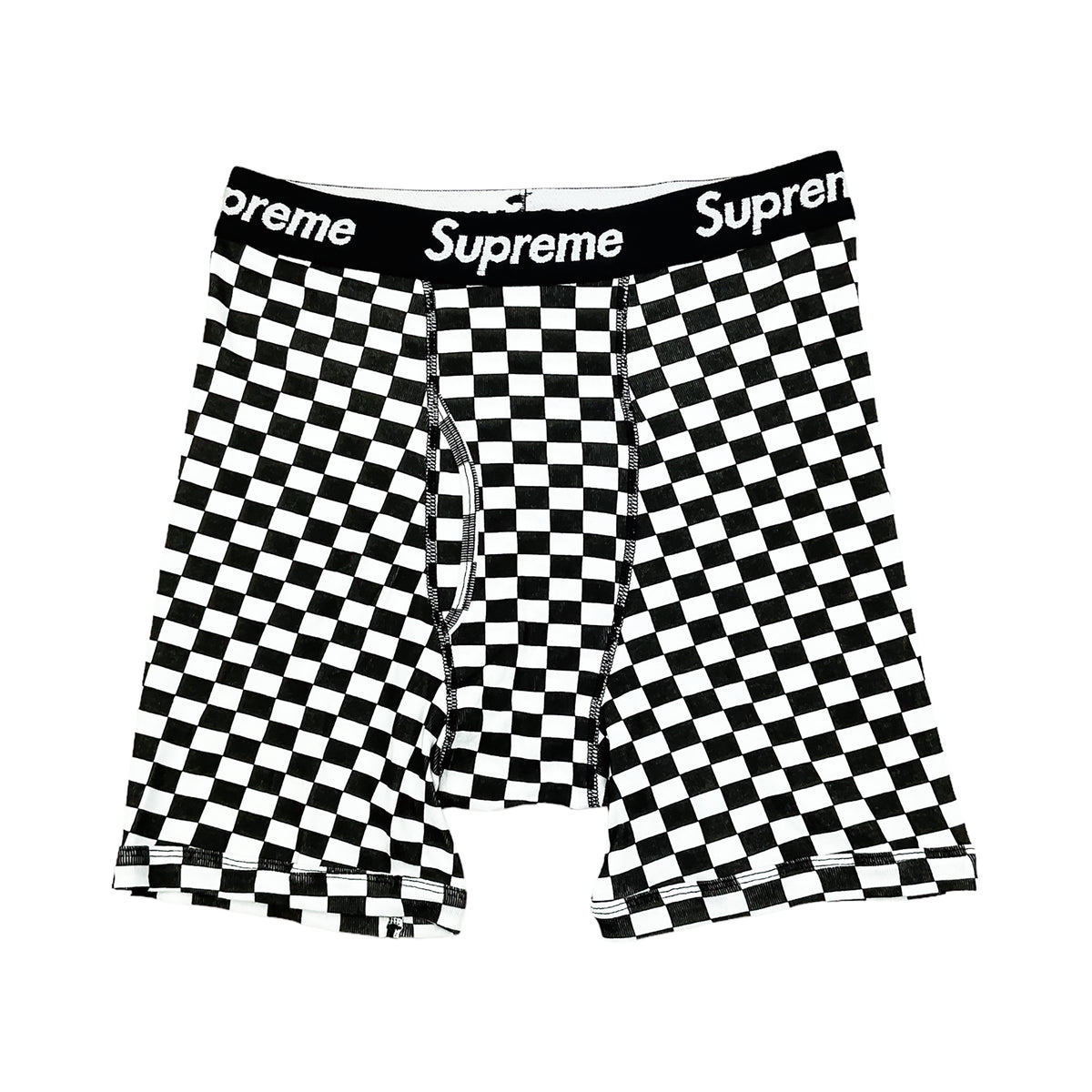 HANES BOXER BRIEFS CHECKERED