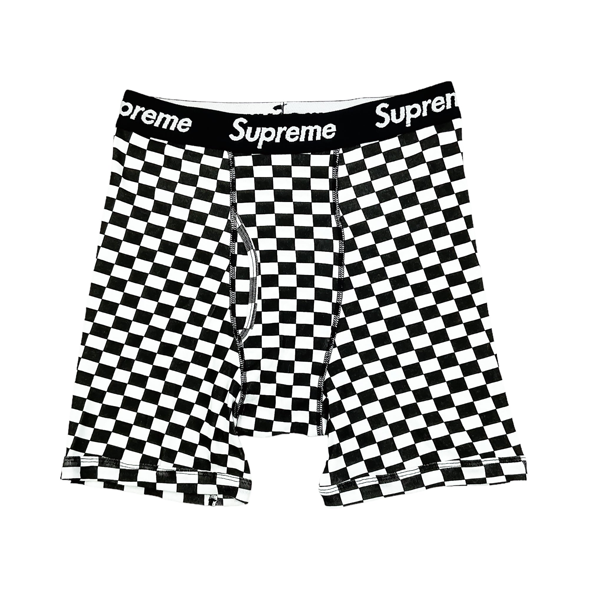 HANES BOXER BRIEFS CHECKERED