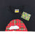 LOGO CHECK BIG APE HEAD T-SHIRT BLACK RED | A BATHING APE