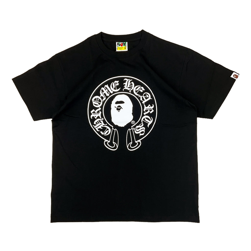 BAPE x Chrome Hearts Baby Milo T-shirt Black | A Bathing Ape