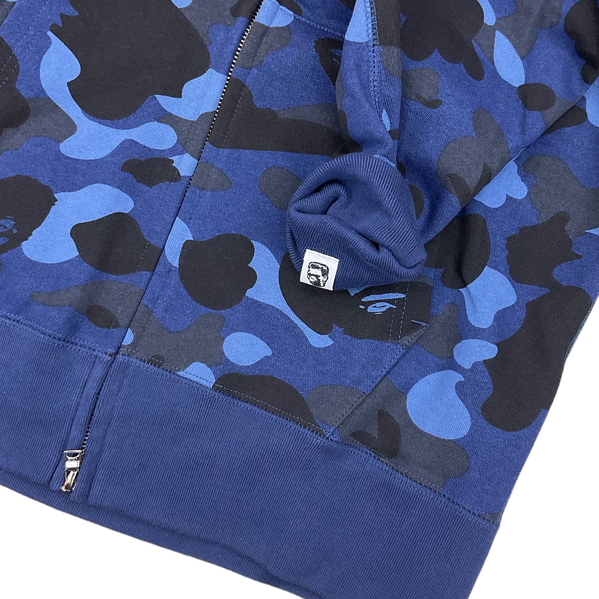 COLOR CAMO SHARK WGM HOODIE SWEATSHIRT BLUE | A BATHING APE