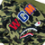 COLOR CAMO SHARK WGM HOODIE SWEATSHIRT GREEN | A BATHING APE