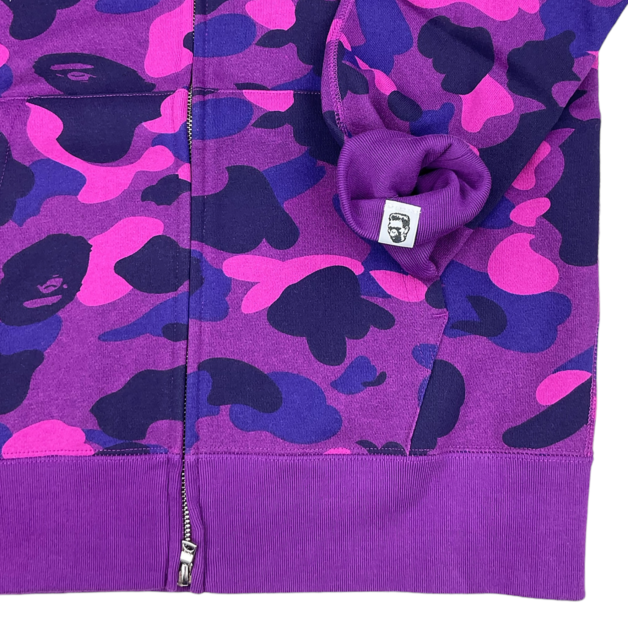 COLOR CAMO SHARK WGM HOODIE SWEATSHIRT PURPLE | A BATHING APE