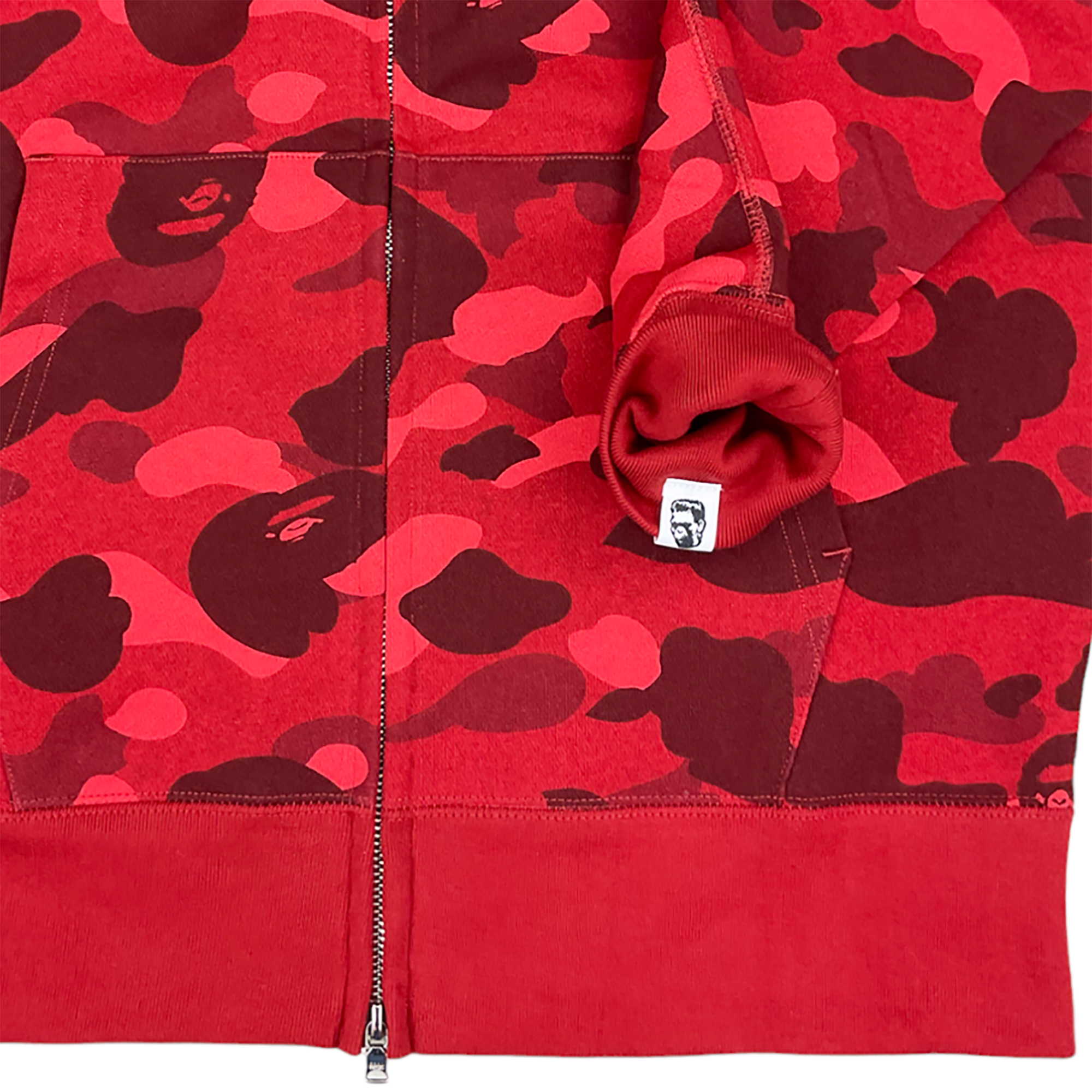 COLOR CAMO SHARK WGM HOODIE SWEATSHIRT RED | A BATHING APE