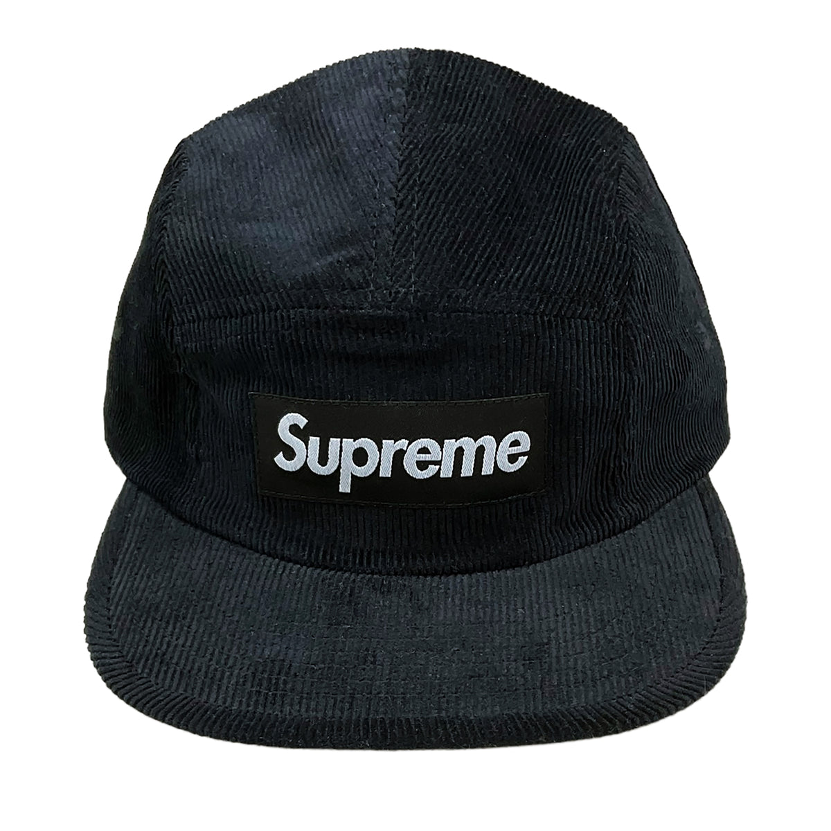 CORDUROY 5-PANEL CAMP CAP BLACK (FW23)