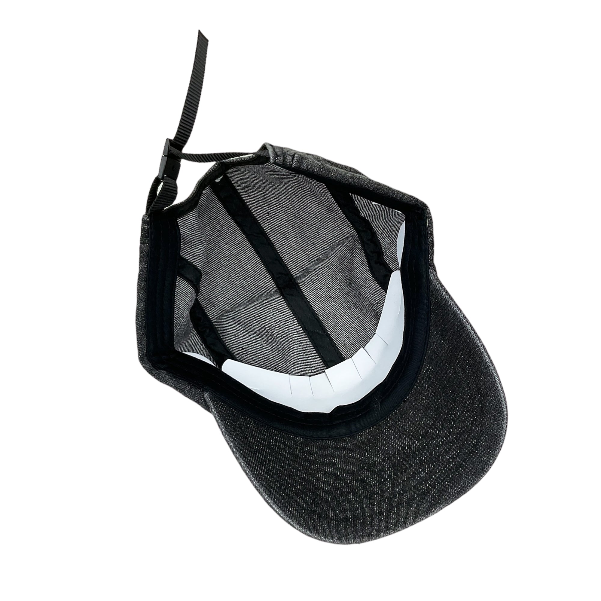 DENIM 5-PANEL CAMP CAP WASHED BLACK (FW22)