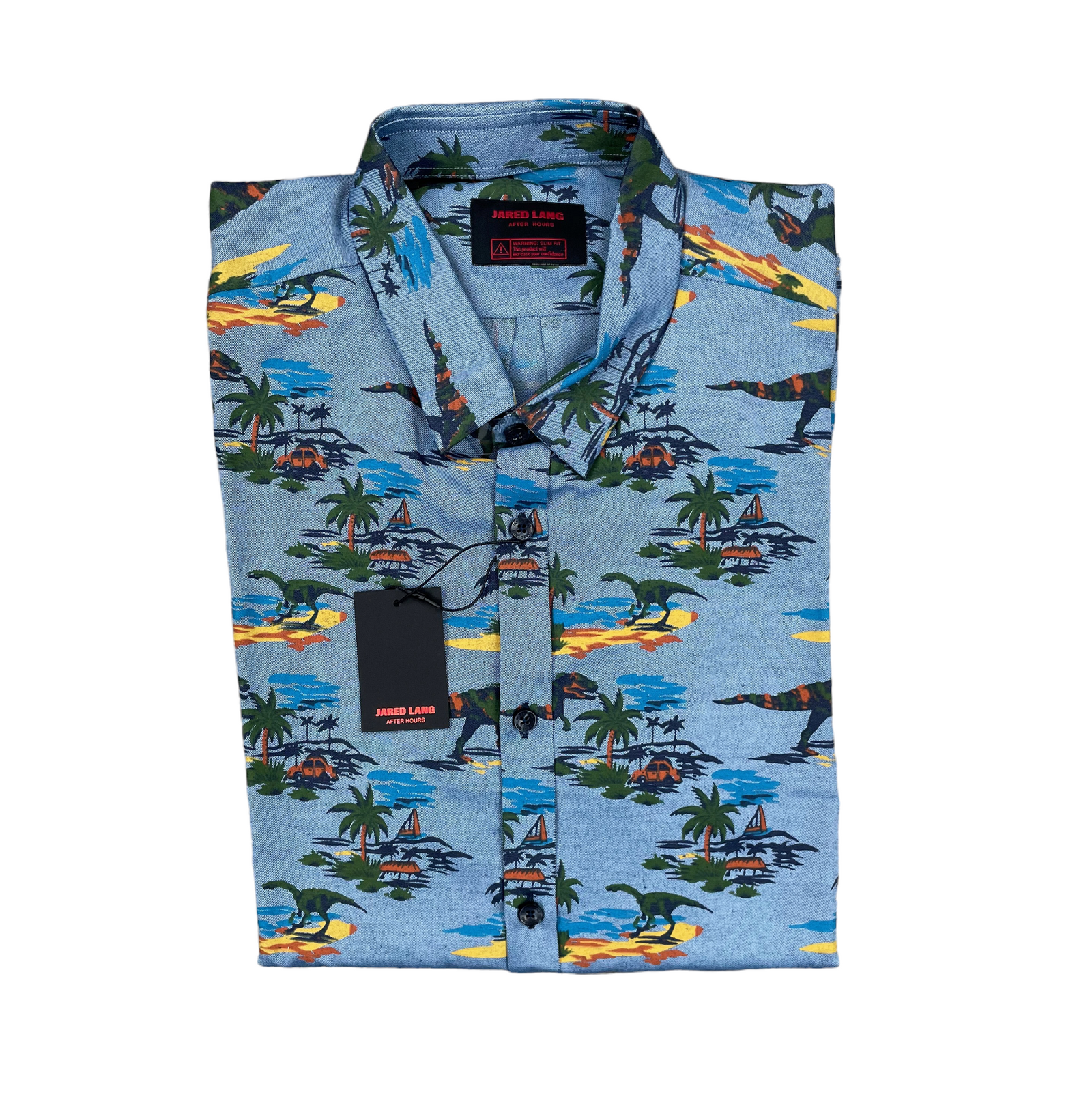 AFTER HOURS LONG SLEEVE SHIRT MULTI BLUE