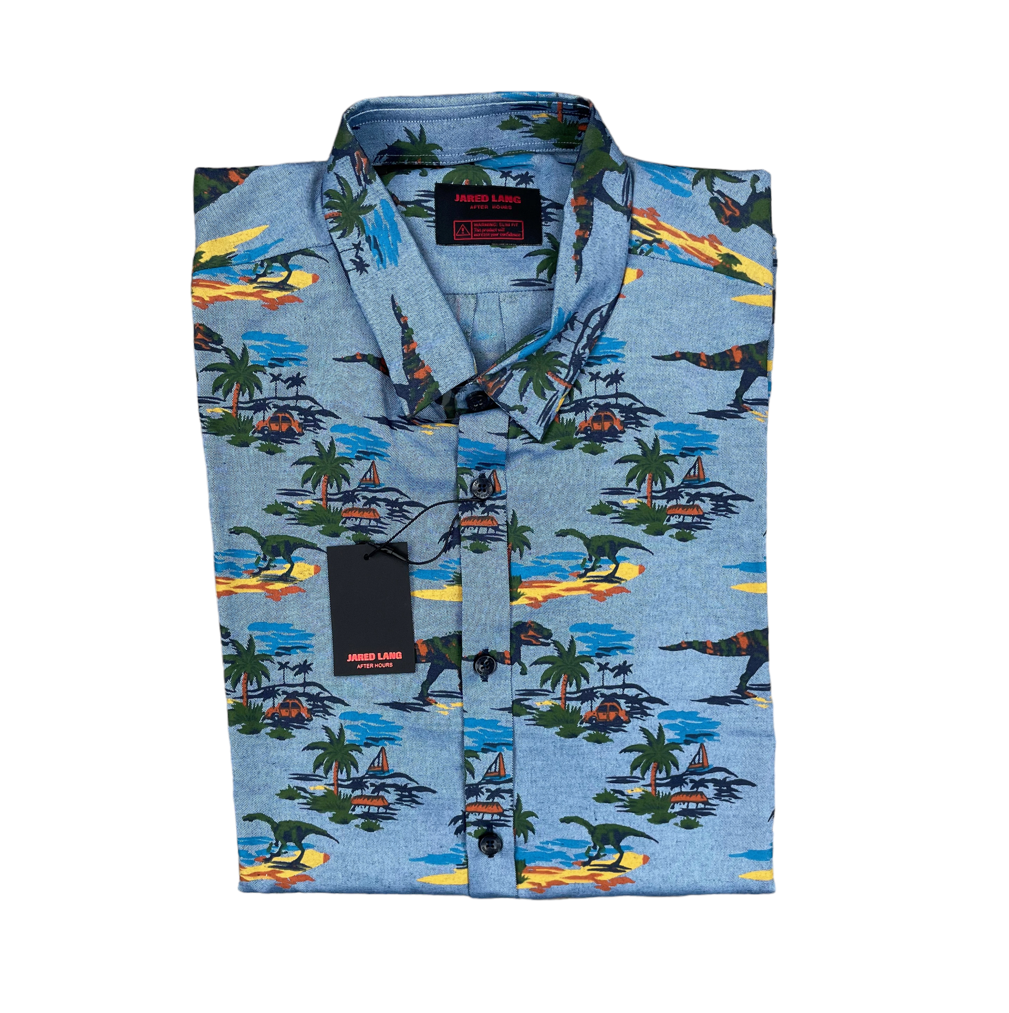 AFTER HOURS LONG SLEEVE SHIRT MULTI BLUE