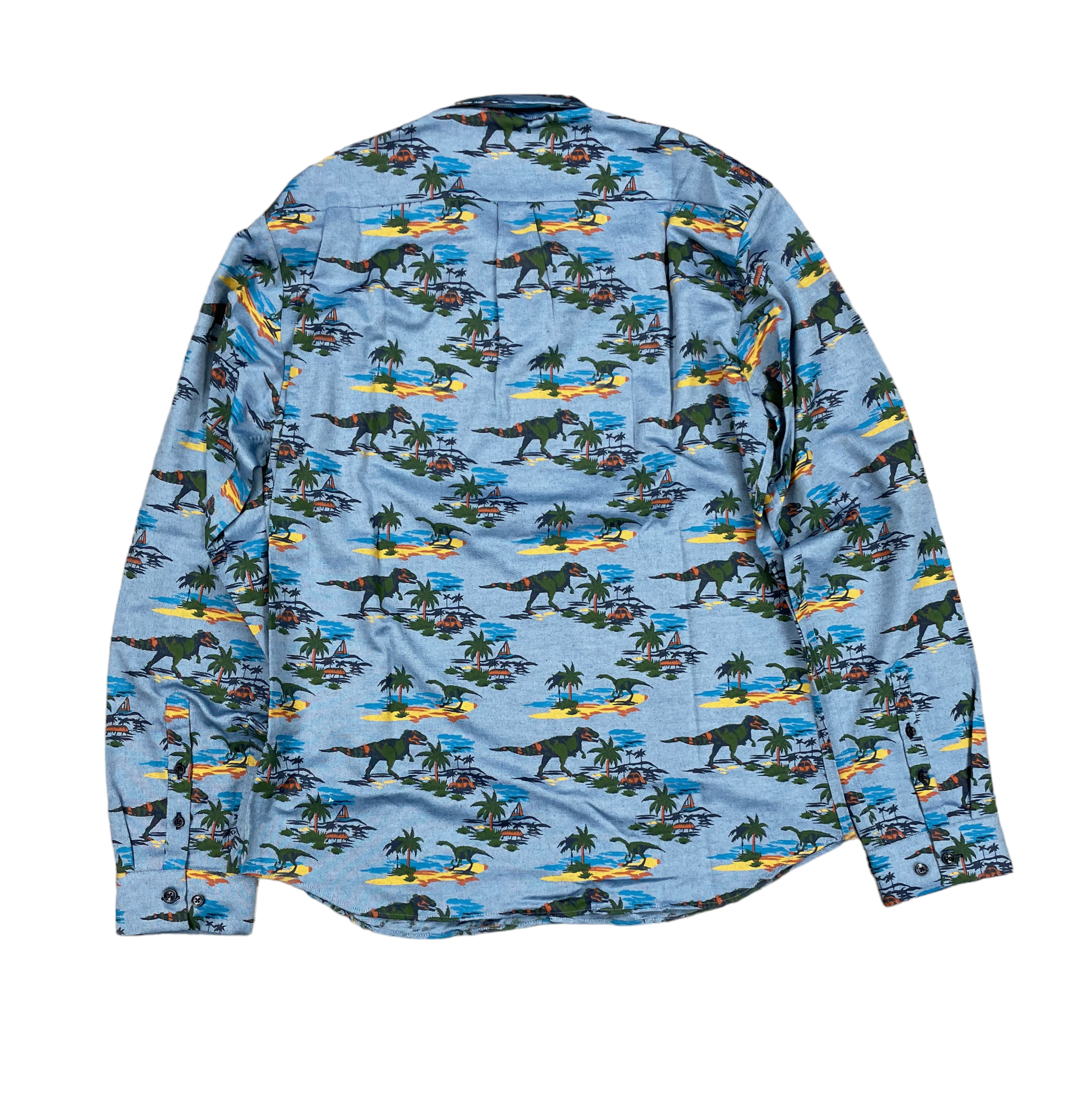 AFTER HOURS LONG SLEEVE SHIRT MULTI BLUE