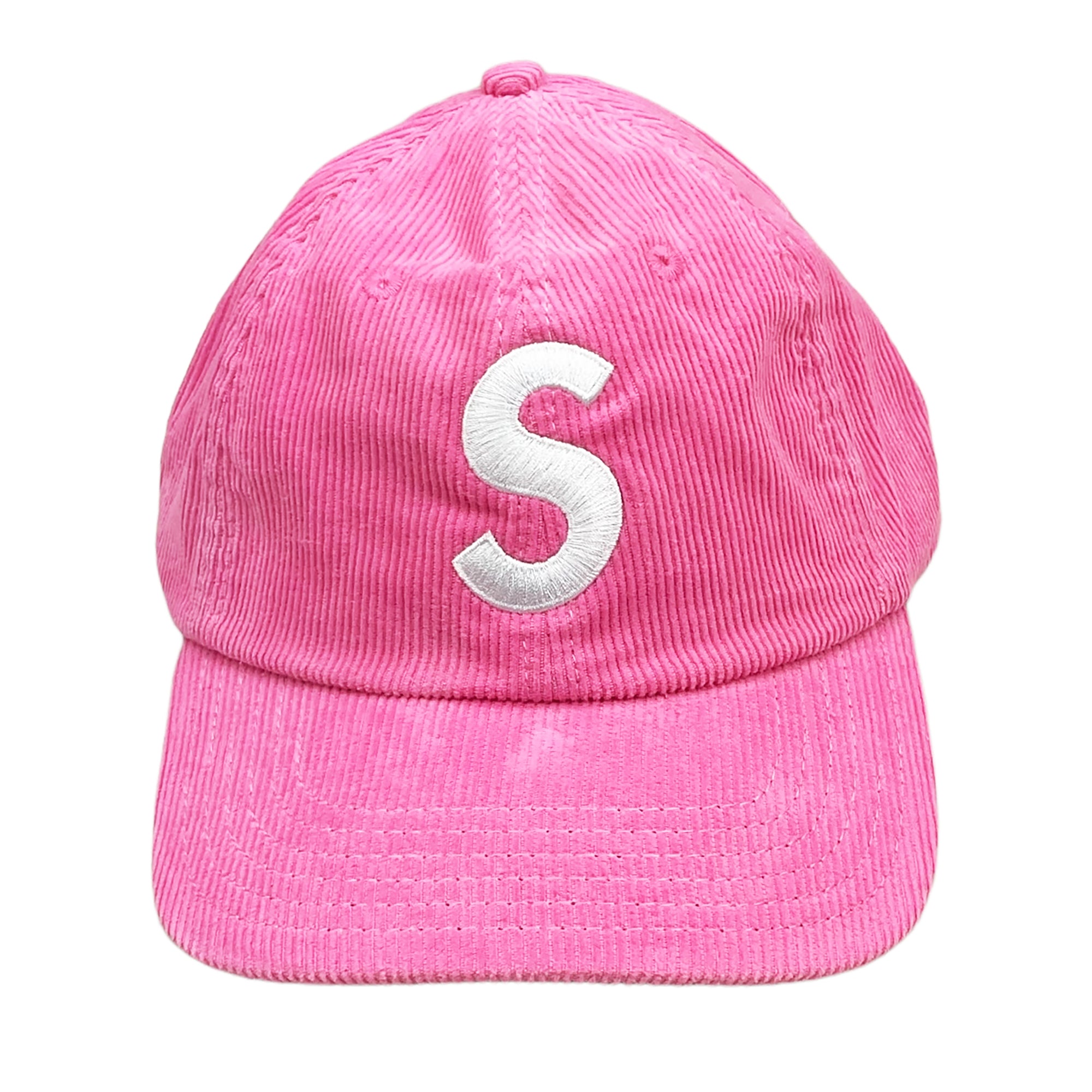 FINE WALE CORDUROY S LOGO 6-PANEL CAP PINK (SS21)