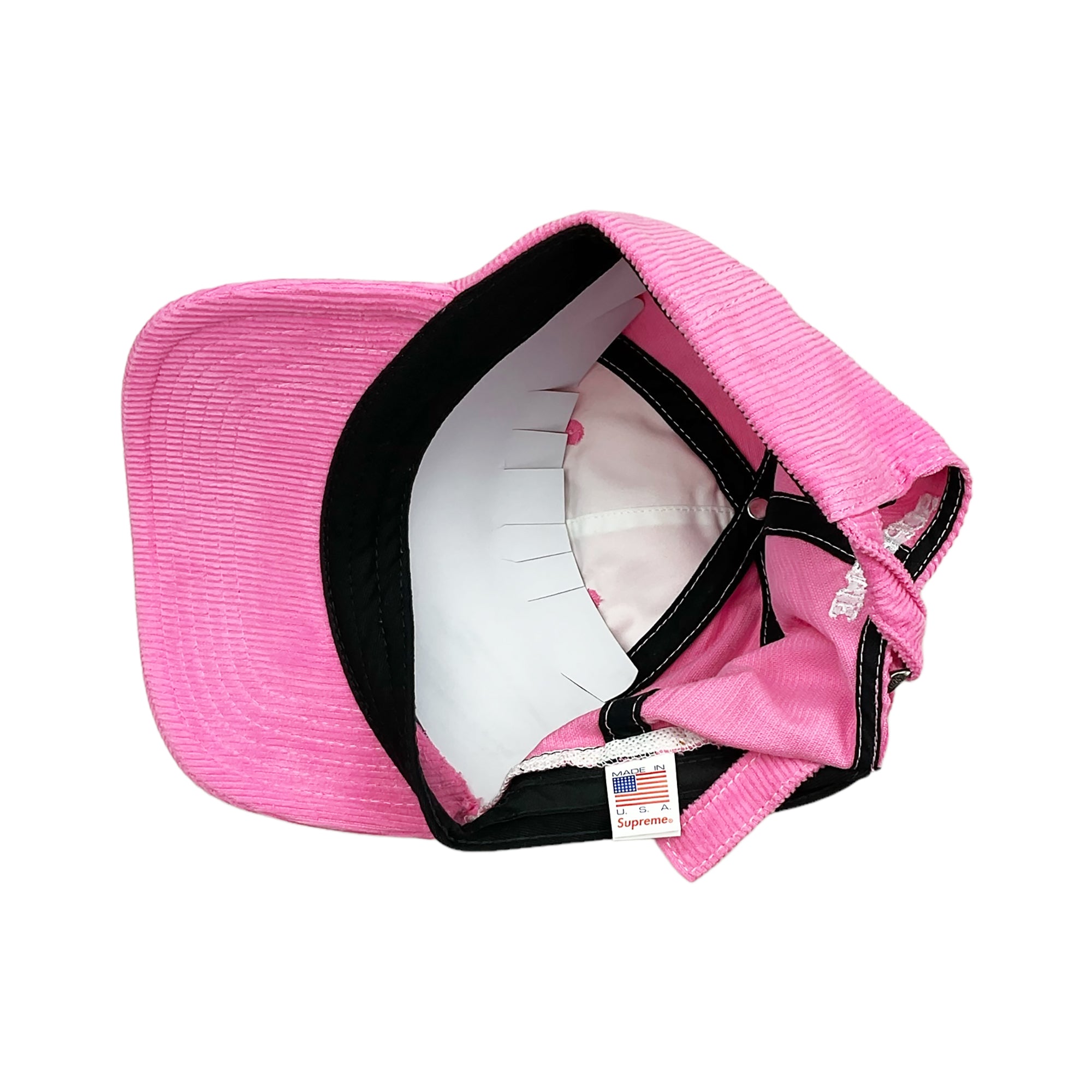 FINE WALE CORDUROY S LOGO 6-PANEL CAP PINK (SS21)