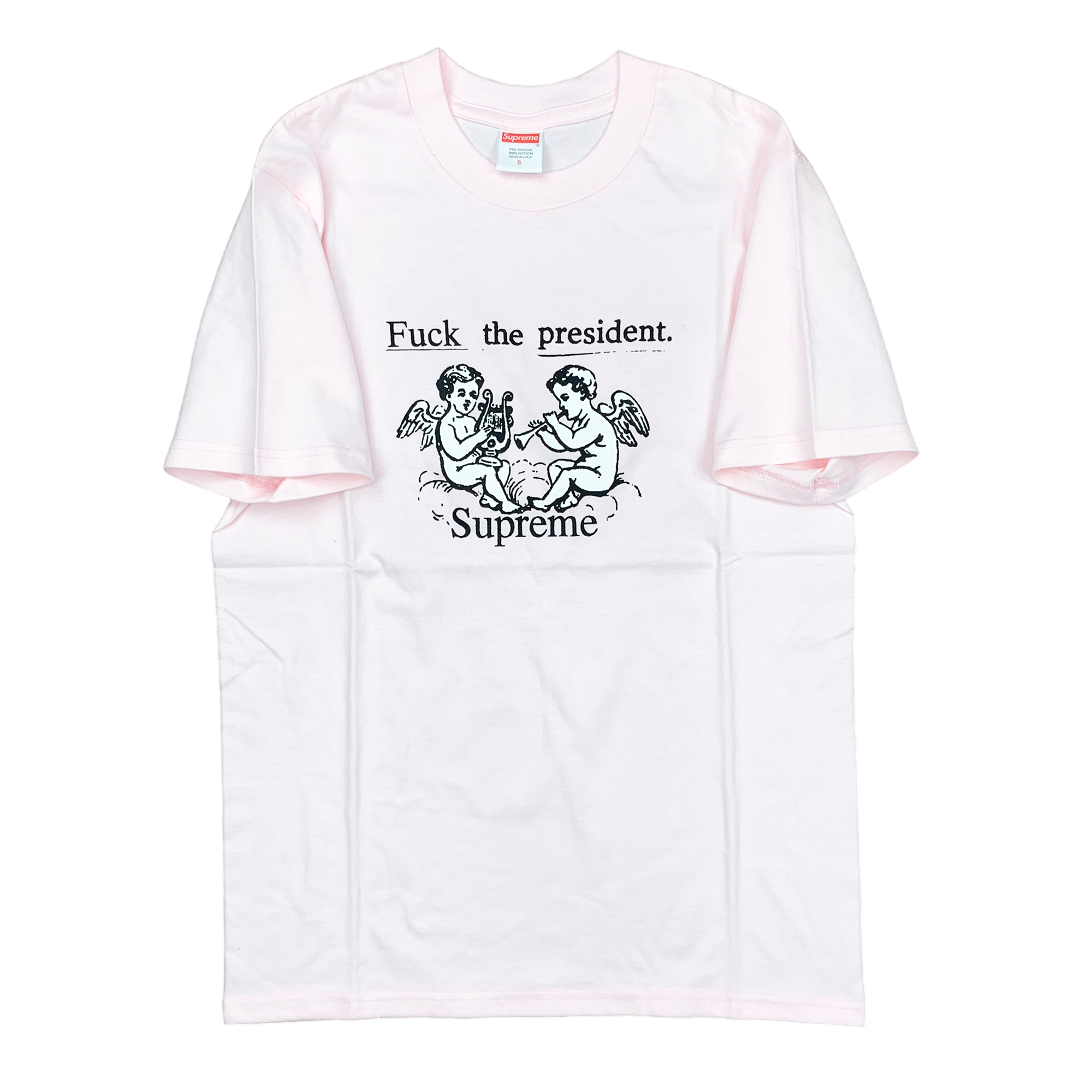 FUCK THE PRESIDENT T-SHIRT PINK (SS17)