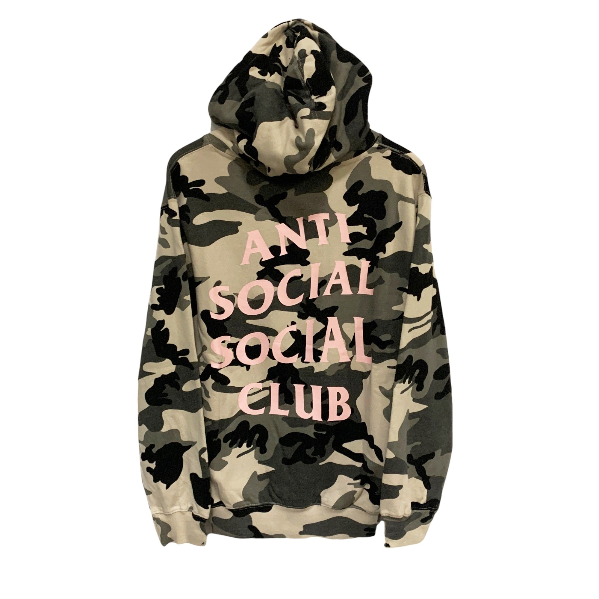 Anti Social Social Club Frozen Camo Hoodie Sweatshirt Multi Pink 0riginalFeet