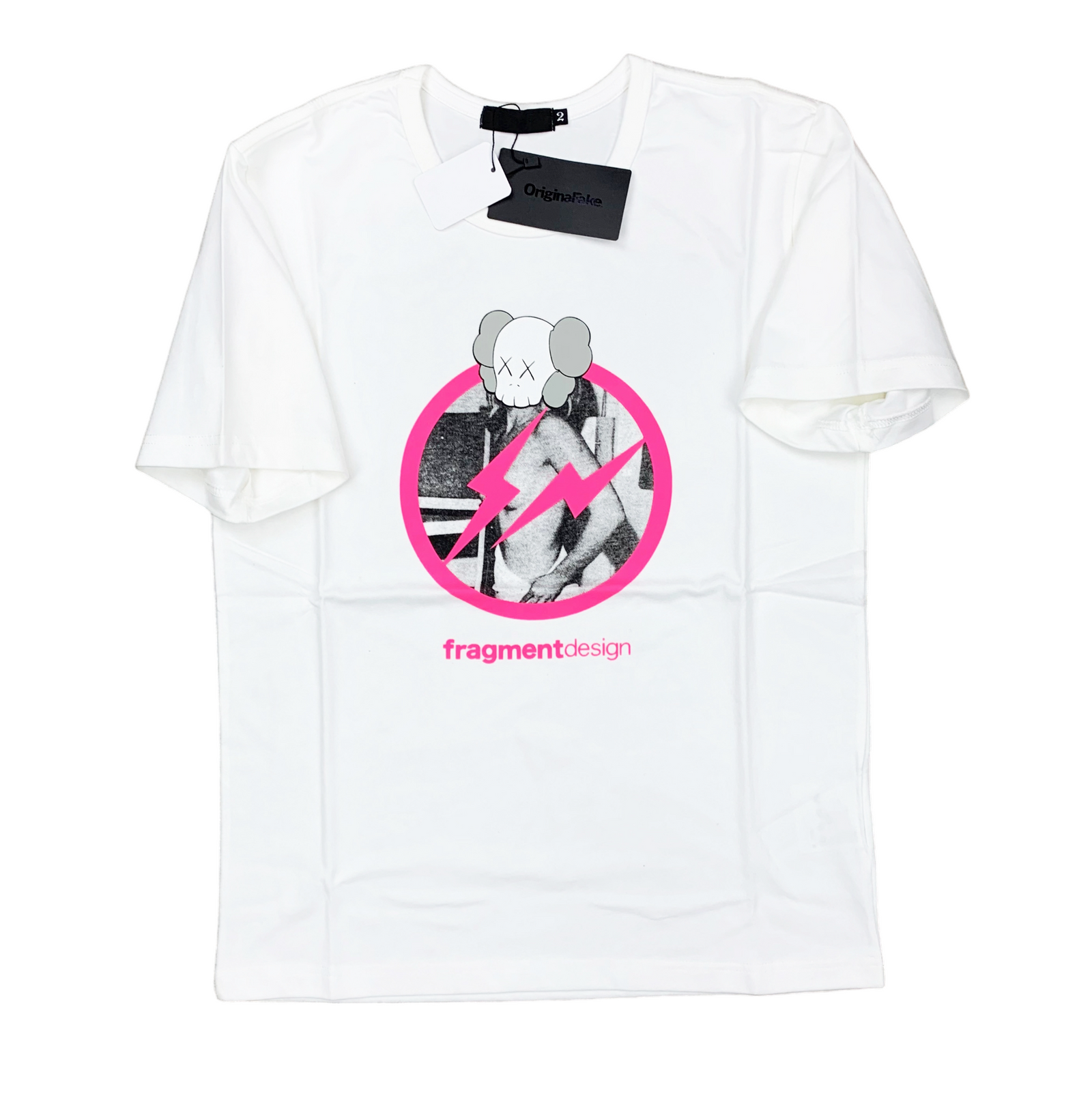 FRAGMENT DESIGN GIRL CIRCLE T-SHIRT WHITE