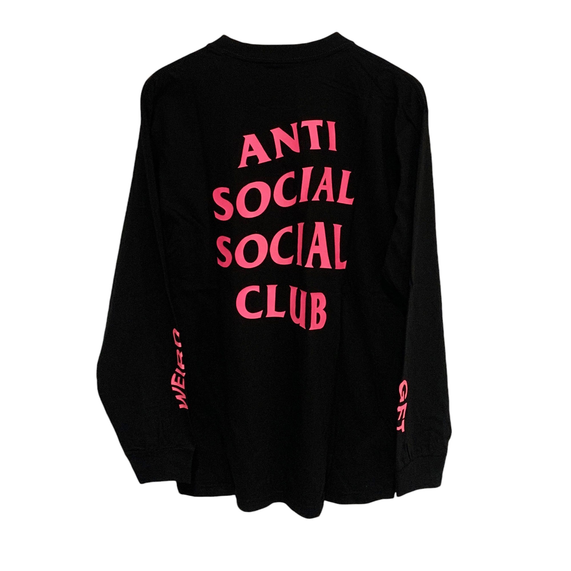 GET WEIRD LONG SLEEVE T-SHIRT BLACK PINK | ASSC