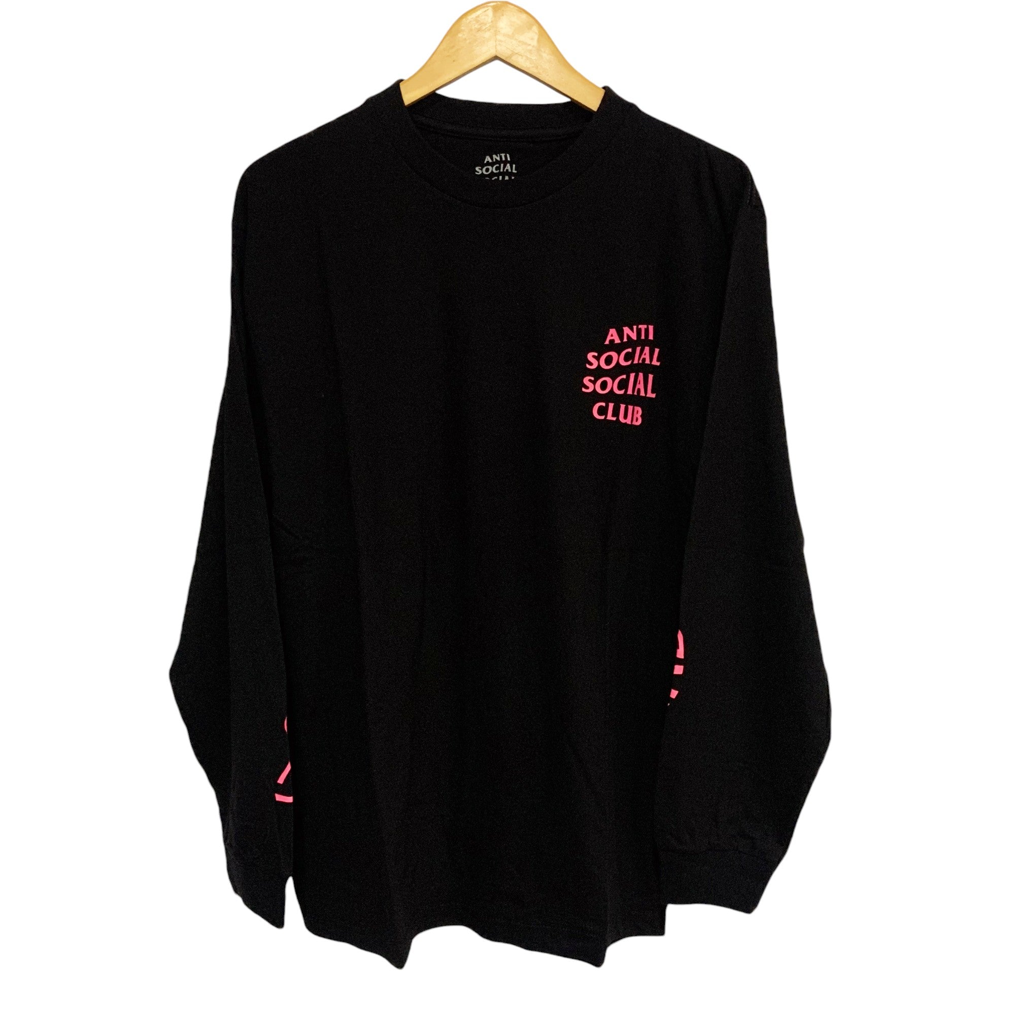 GET WEIRD LONG SLEEVE T-SHIRT BLACK PINK | ASSC