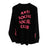 GET WEIRD LONG SLEEVE T-SHIRT BLACK PINK | ASSC