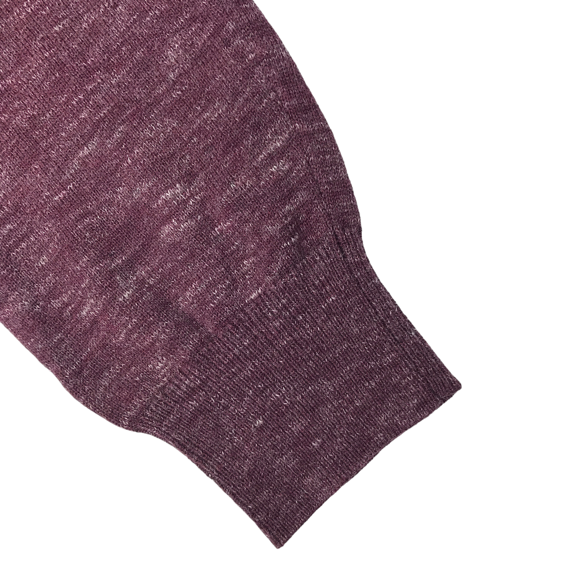 ACID WASHED CREWNECK SWEATER PLUM