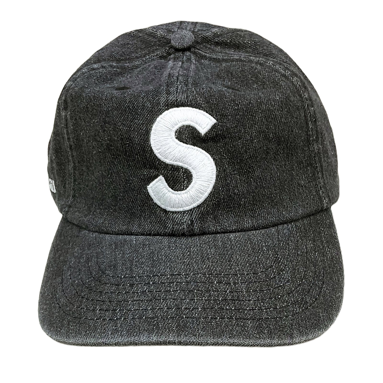 KEVLAR DENIM S LOGO 6-PANEL CAMP CAP BLACK (SS22)