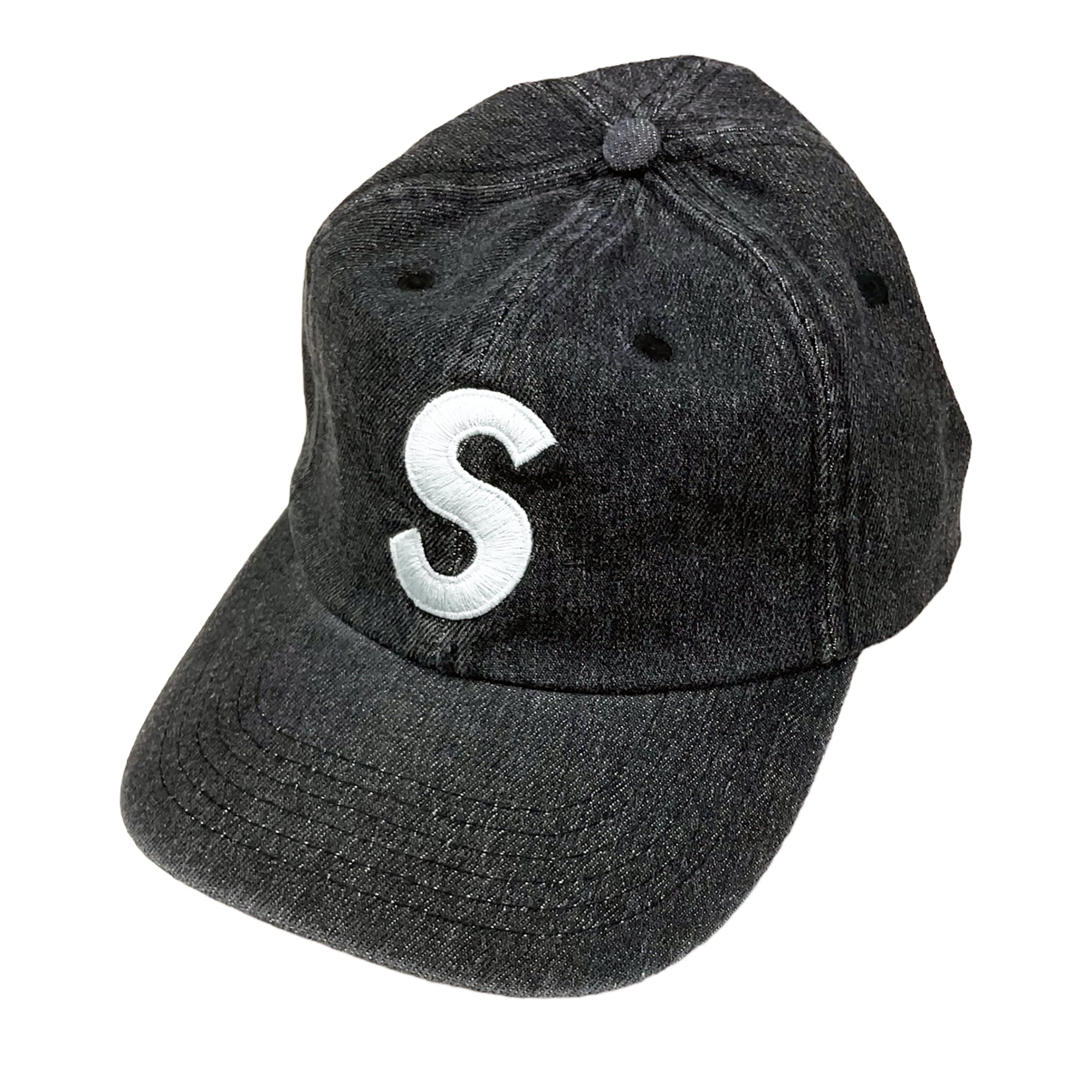 KEVLAR DENIM S LOGO 6-PANEL CAMP CAP BLACK (SS22)