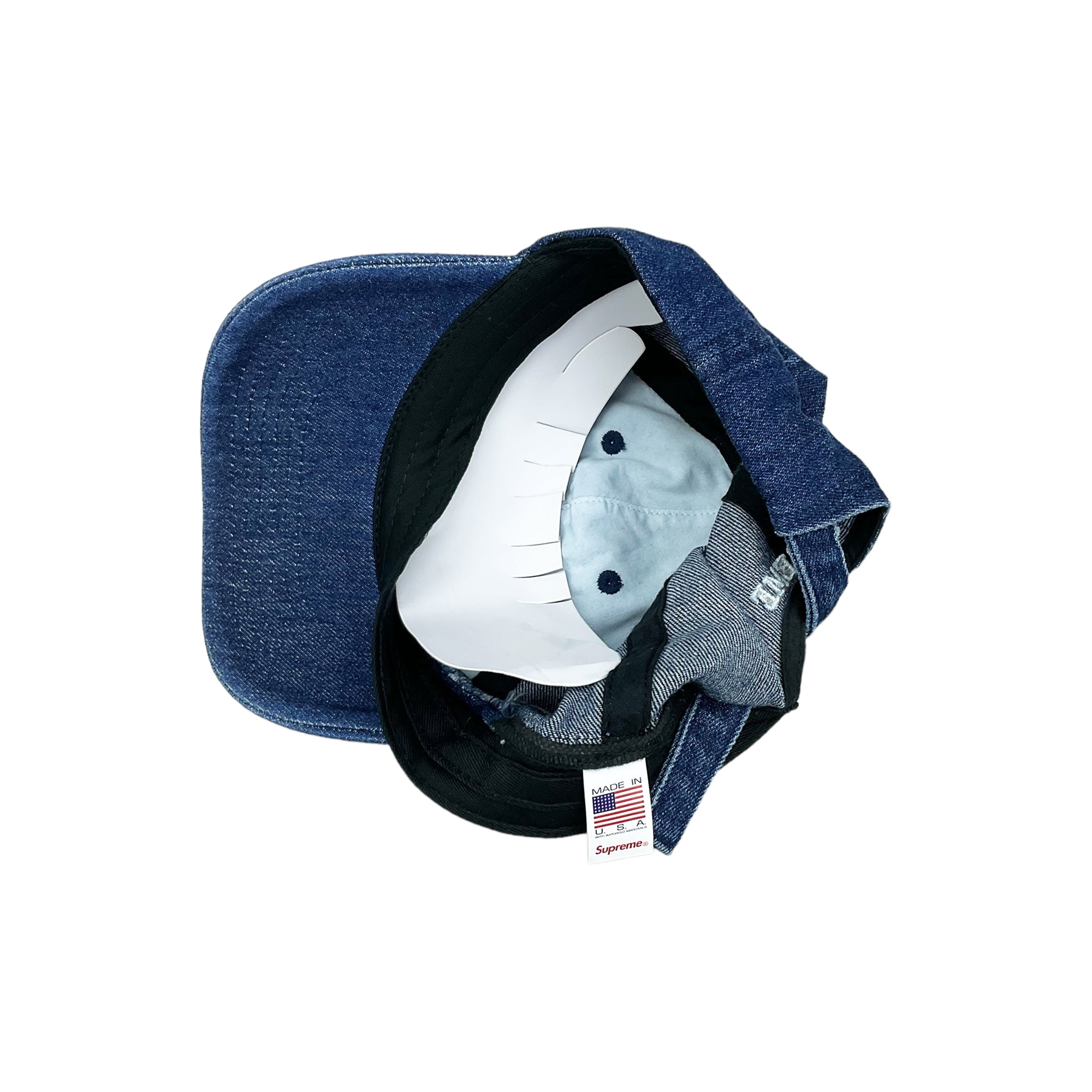 KEVLAR DENIM S LOGO 6-PANEL CAMP CAP INDIGO (SS22)