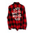 KKOCH FLORAL FLANNEL LONG SLEEVE SHIRT RED | ASSC