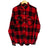 KKOCH FLORAL FLANNEL LONG SLEEVE SHIRT RED | ASSC