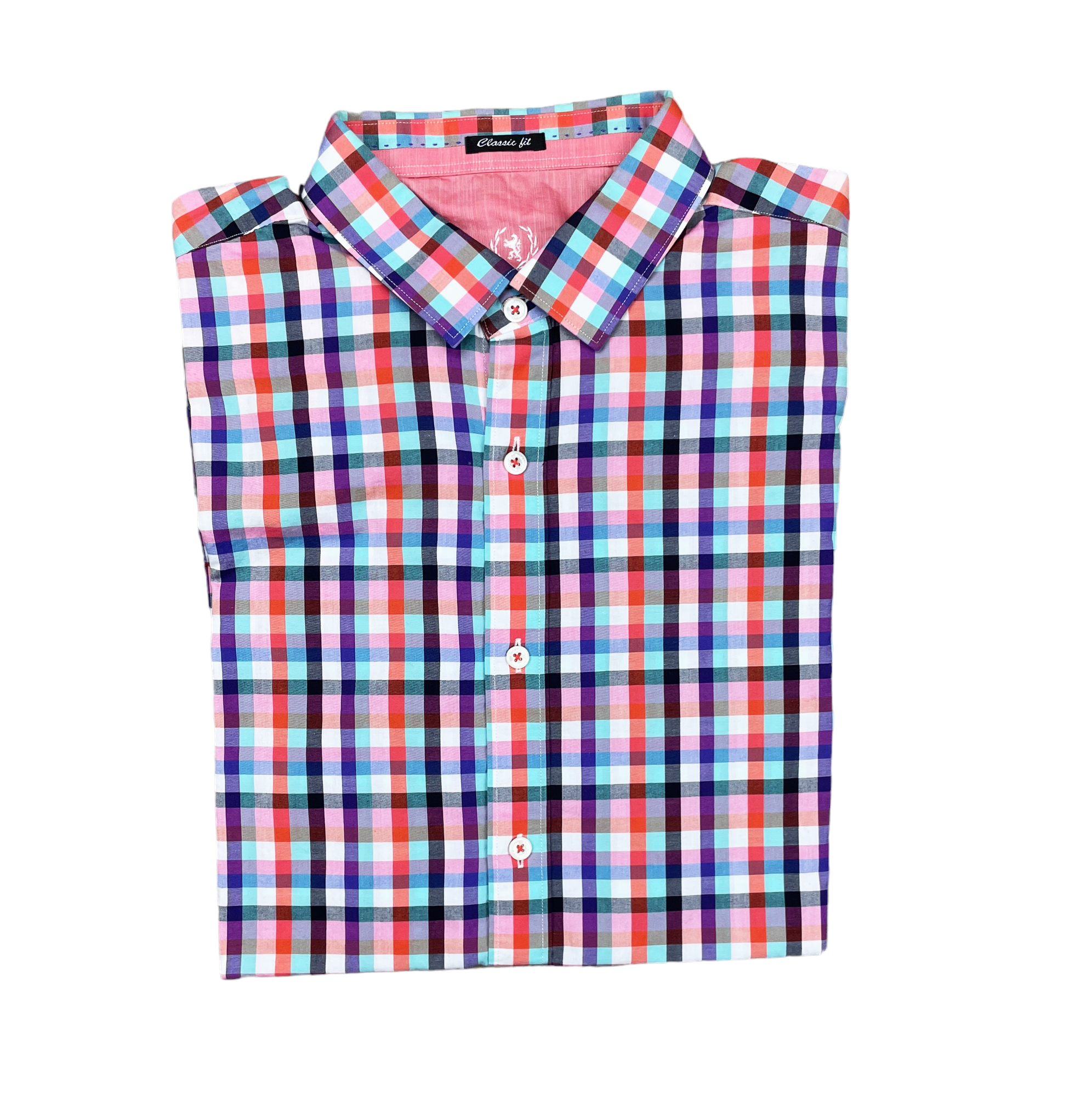 MADRAS CHECKERED LONG SLEEVE SHIRT MULTICOLOR