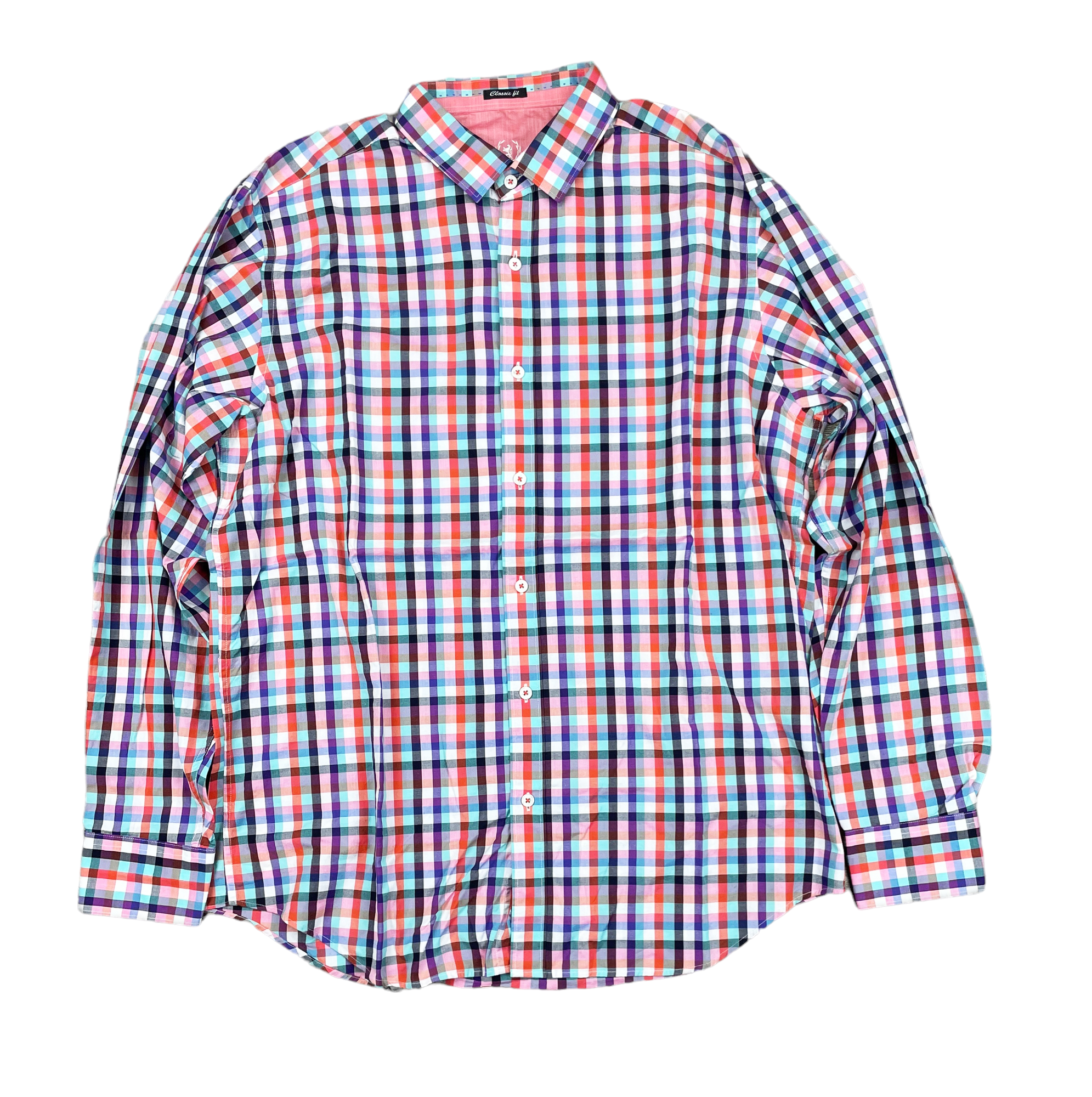 MADRAS CHECKERED LONG SLEEVE SHIRT MULTICOLOR