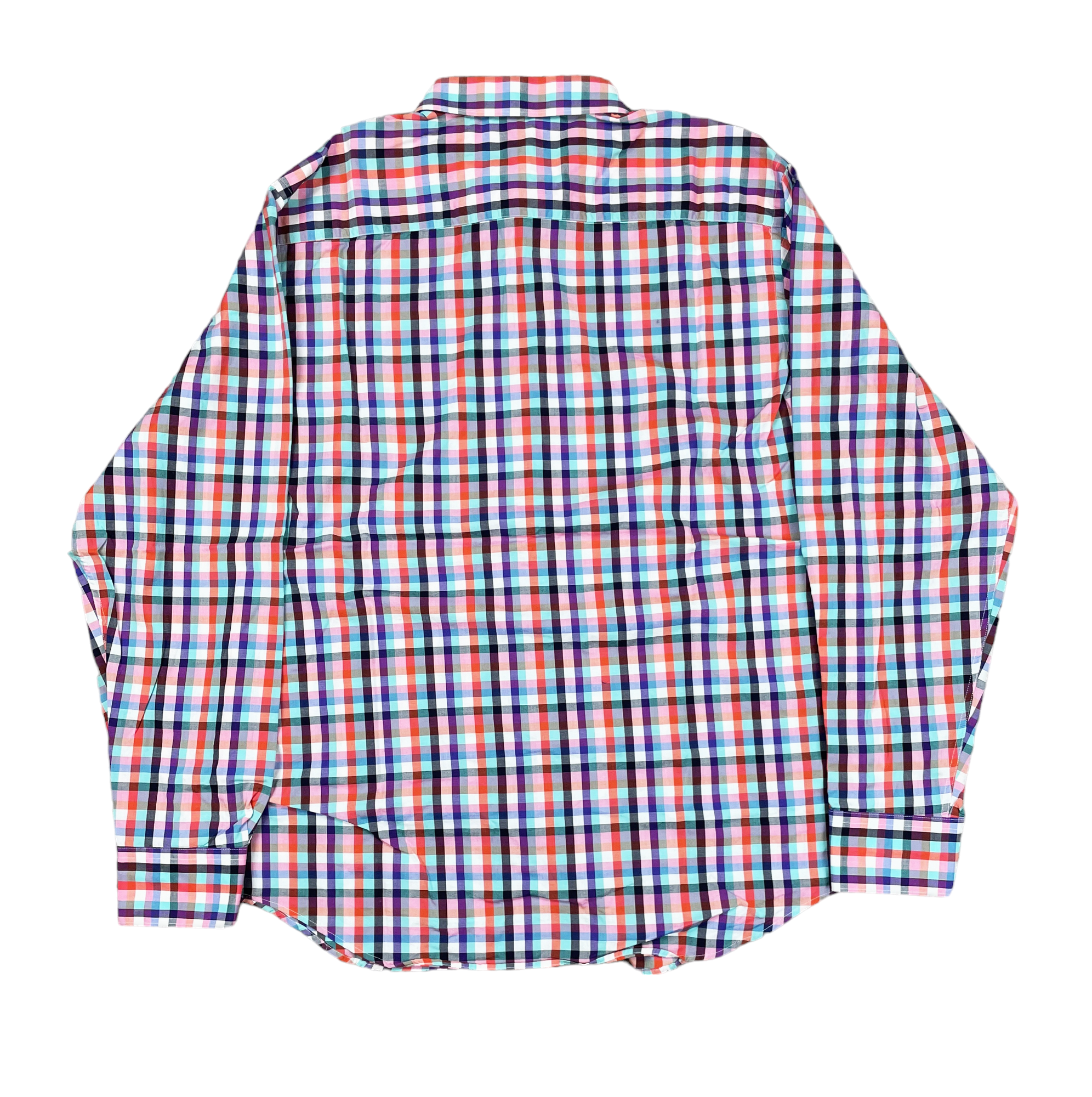 MADRAS CHECKERED LONG SLEEVE SHIRT MULTICOLOR