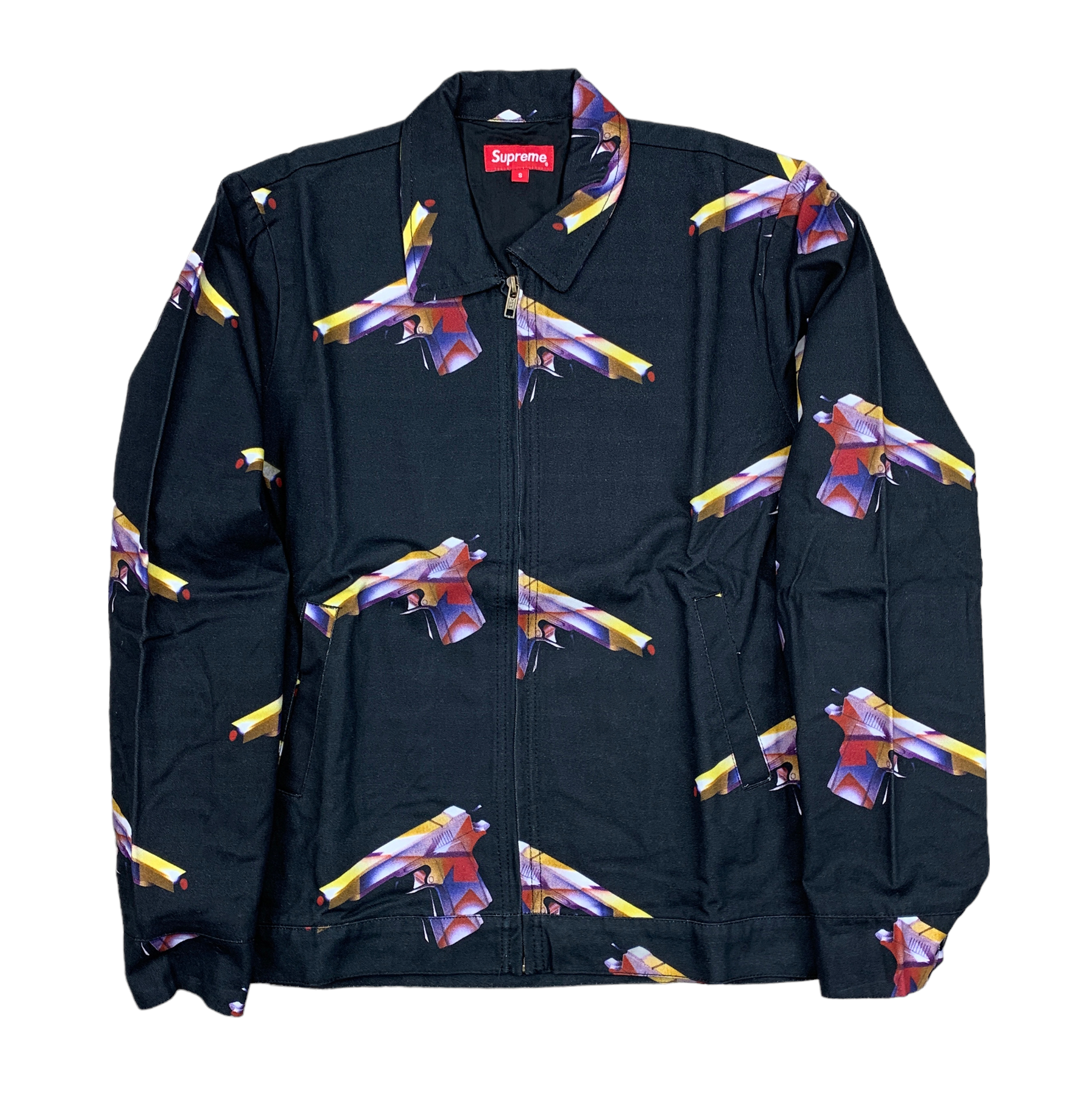 MENDINI GUN WORK JACKET FULL ZIP BLACK (SS16)