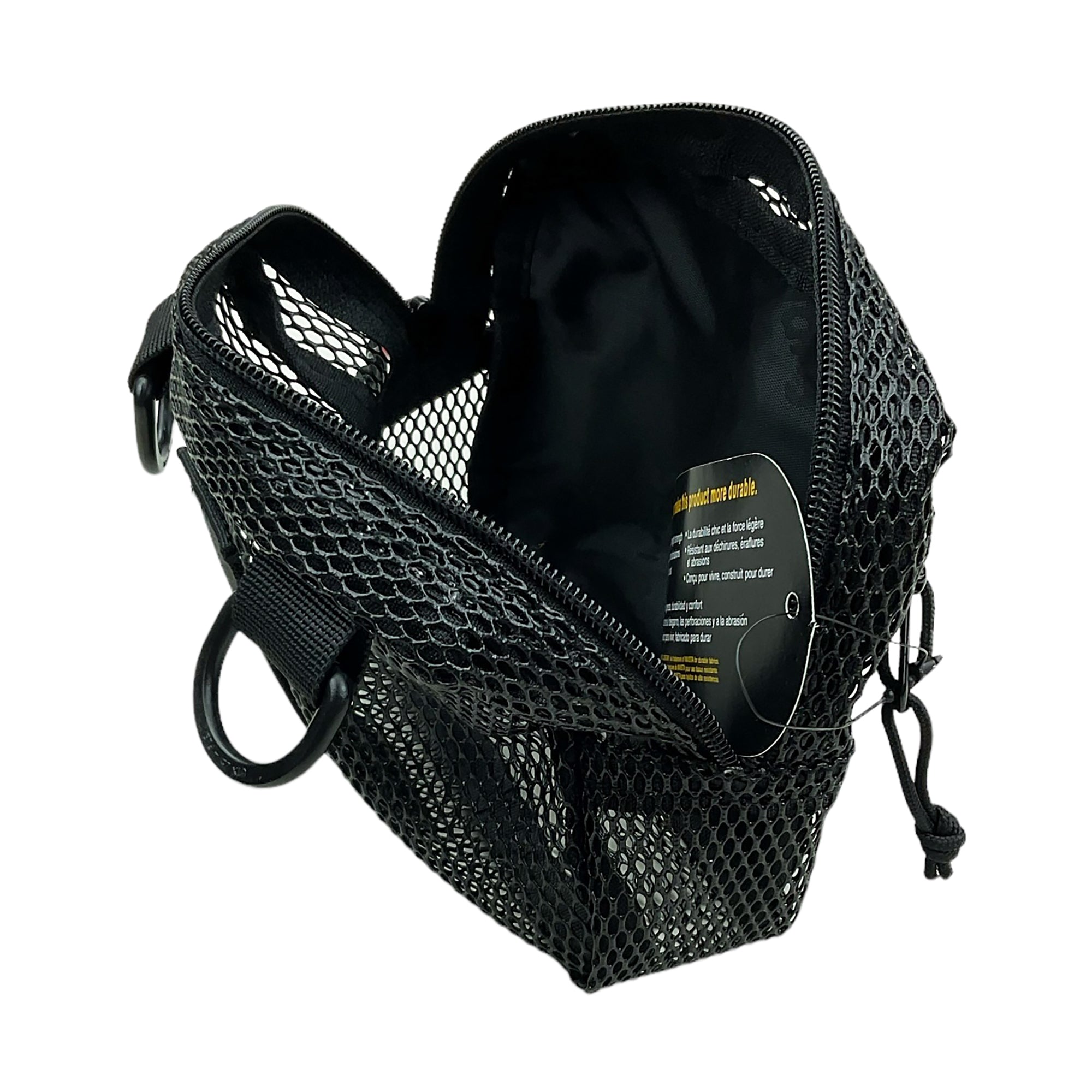 MESH SHOULDER BAG BLACK (SS20)