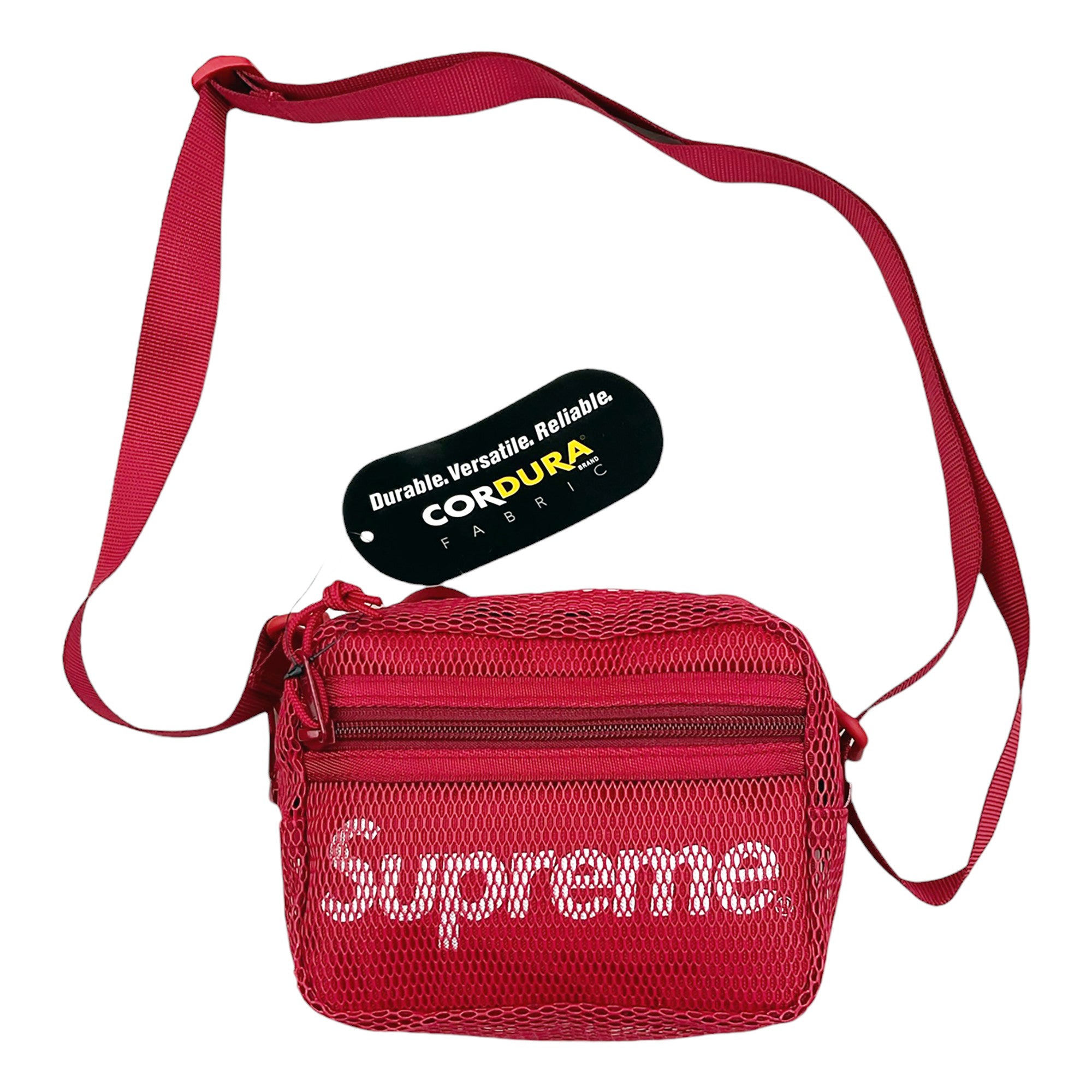 Supreme Mesh Shoulder Bag Dark Red SS20 0riginalFeet