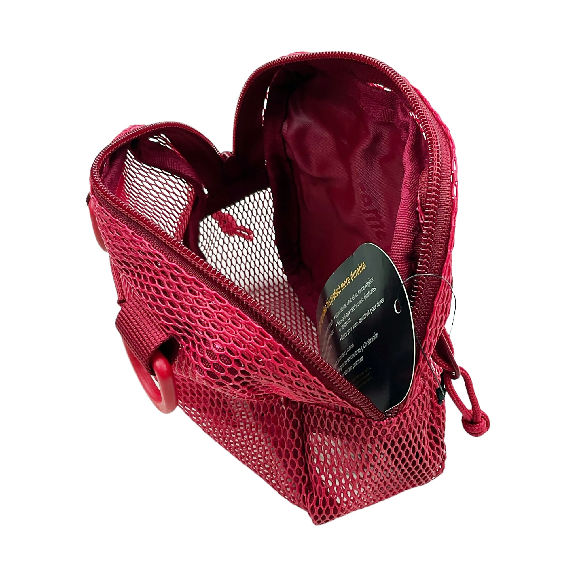 MESH SHOULDER BAG DARK RED (SS20)