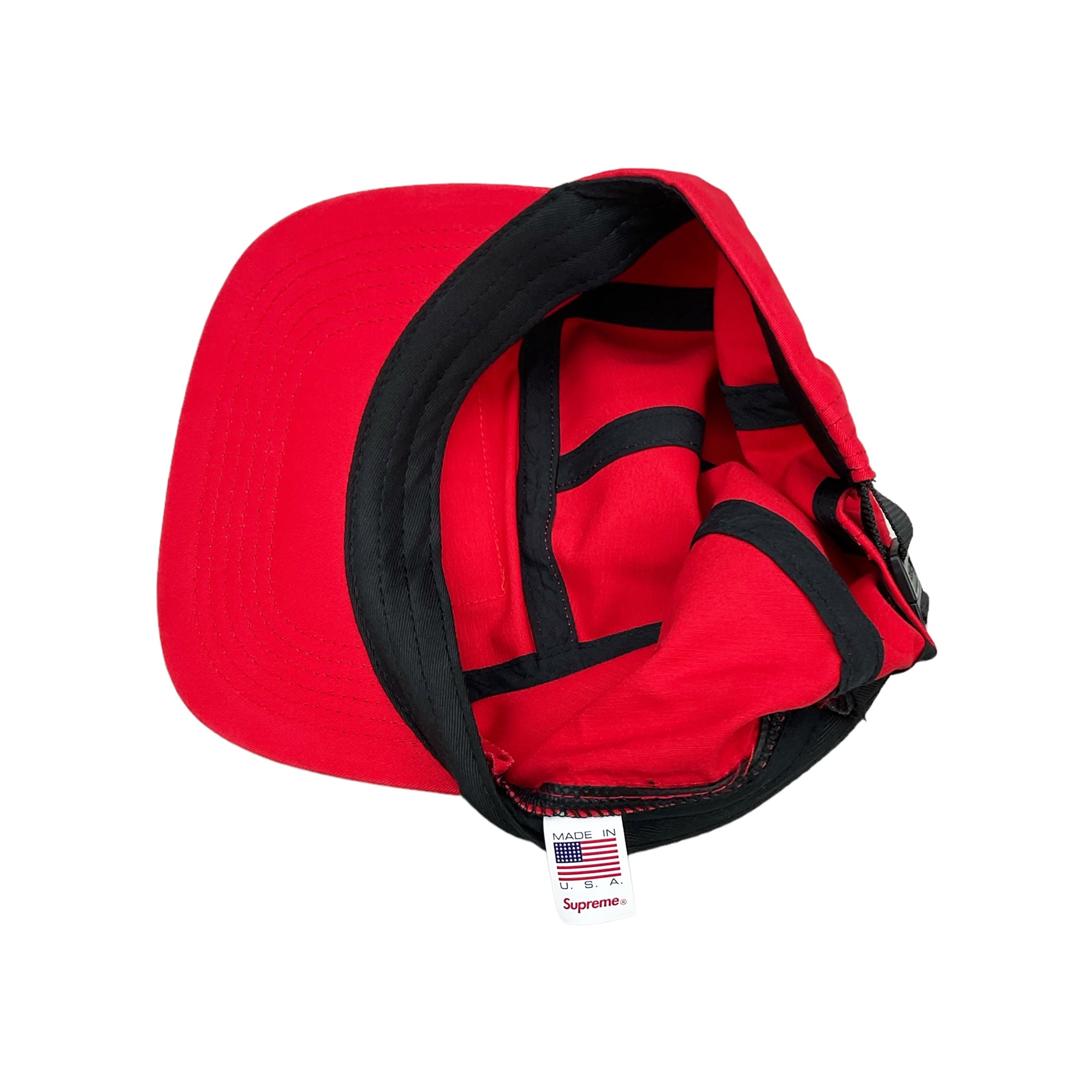 MILITARY 5-PANEL CAMP CAP RED (SS19)