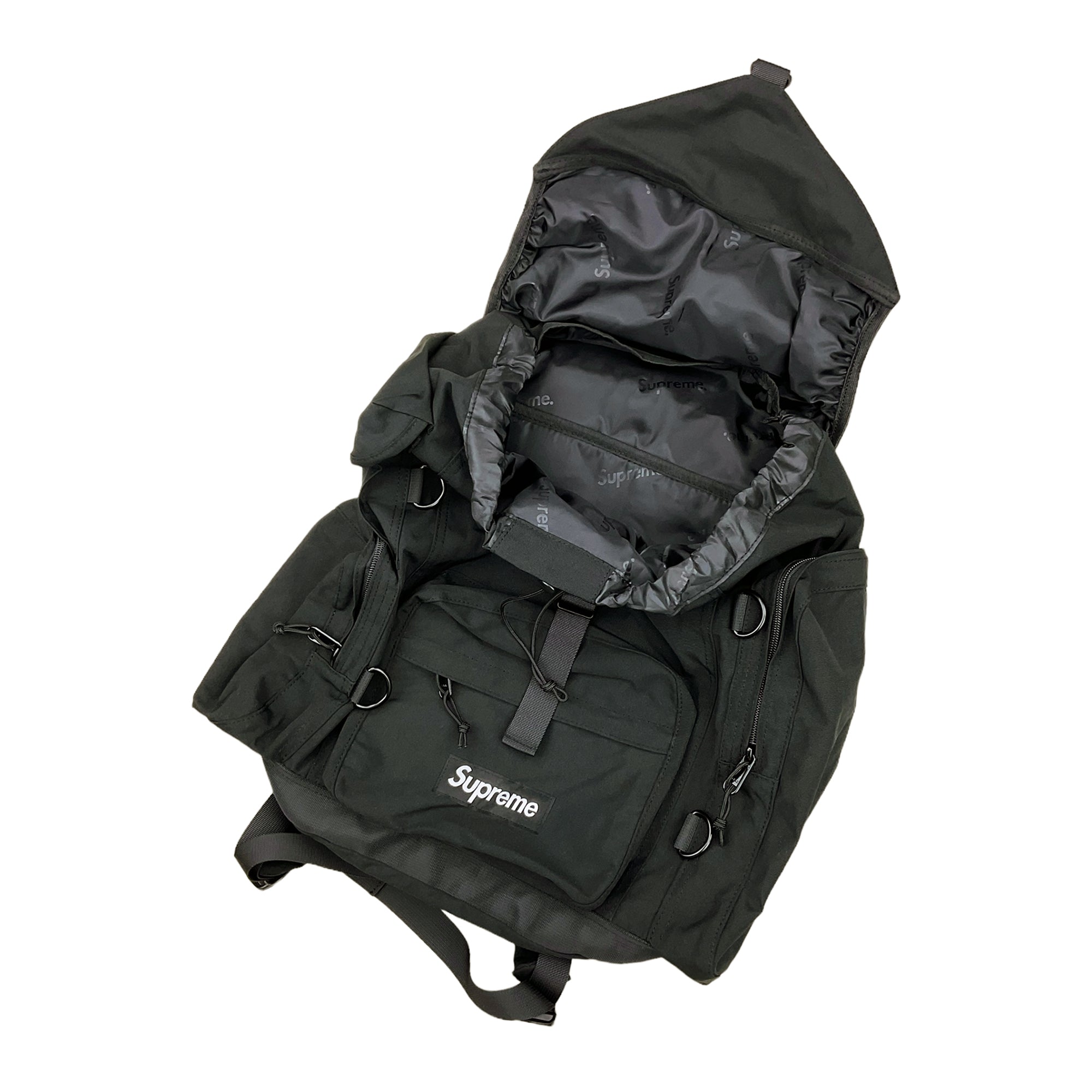 Supreme Military Field Box Backpack Black (SS23) - 0riginalFeet