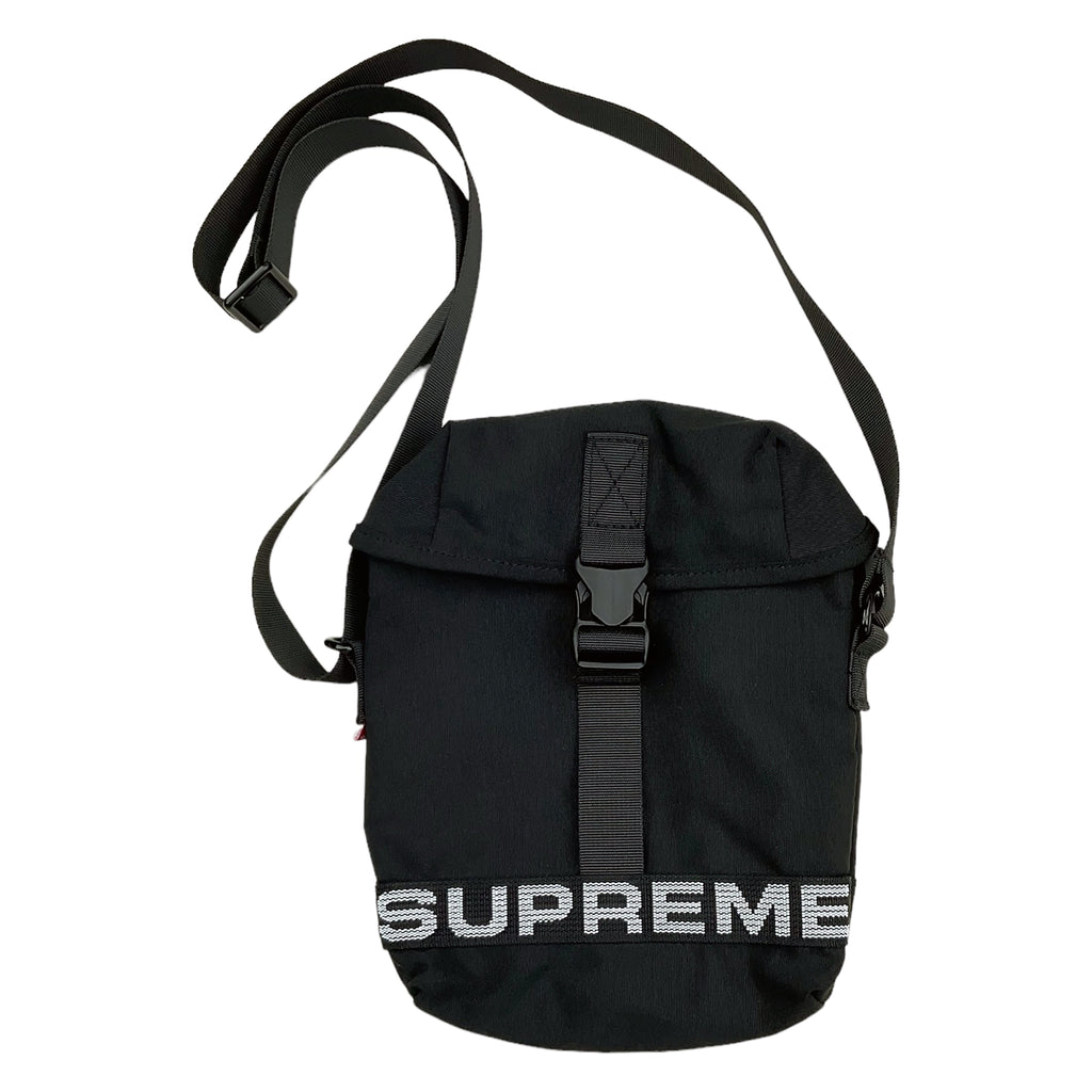 Supreme Military Field Side Bag Black (SS23) - 0riginalFeet