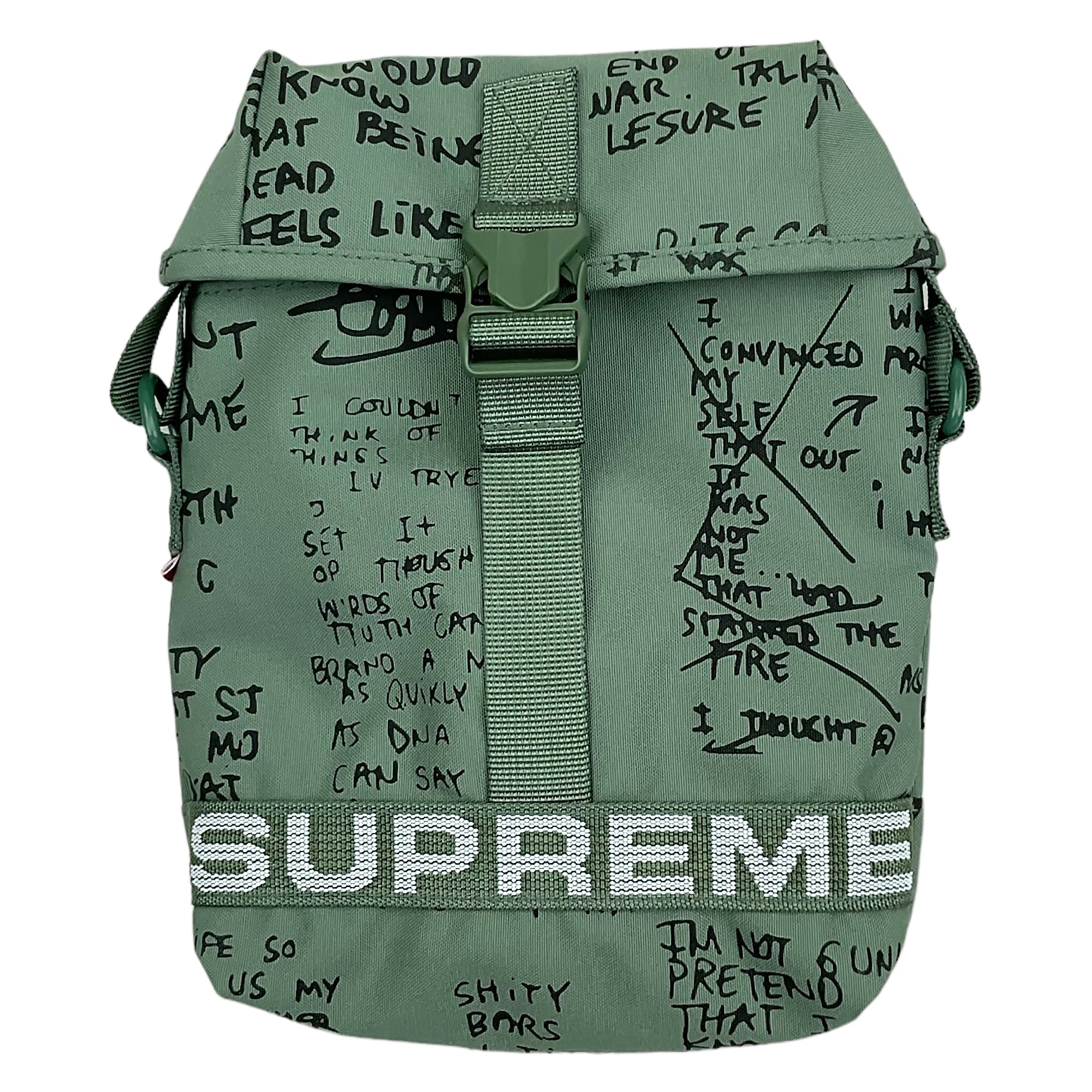 MILITARY FIELD SIDE BAG OLIVE GONZ GREEN (SS23)