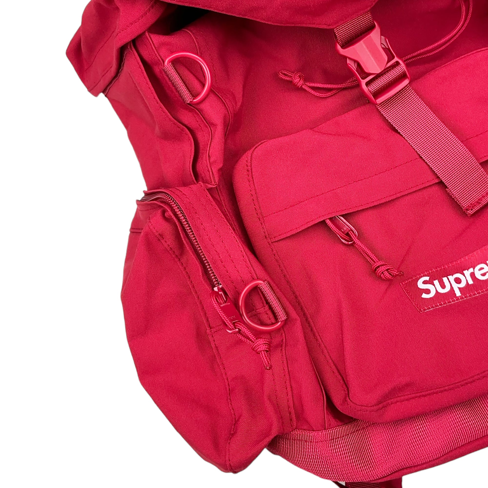 MILITARY FIELD BOX BACKPACK RED (SS23)