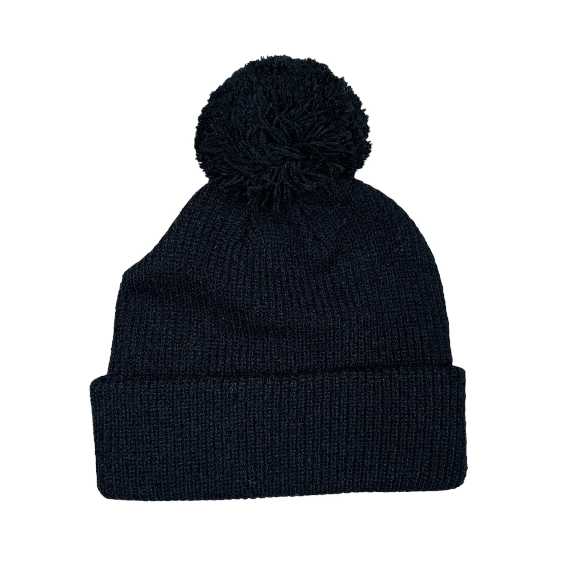 POM POM BEANIE BLACK