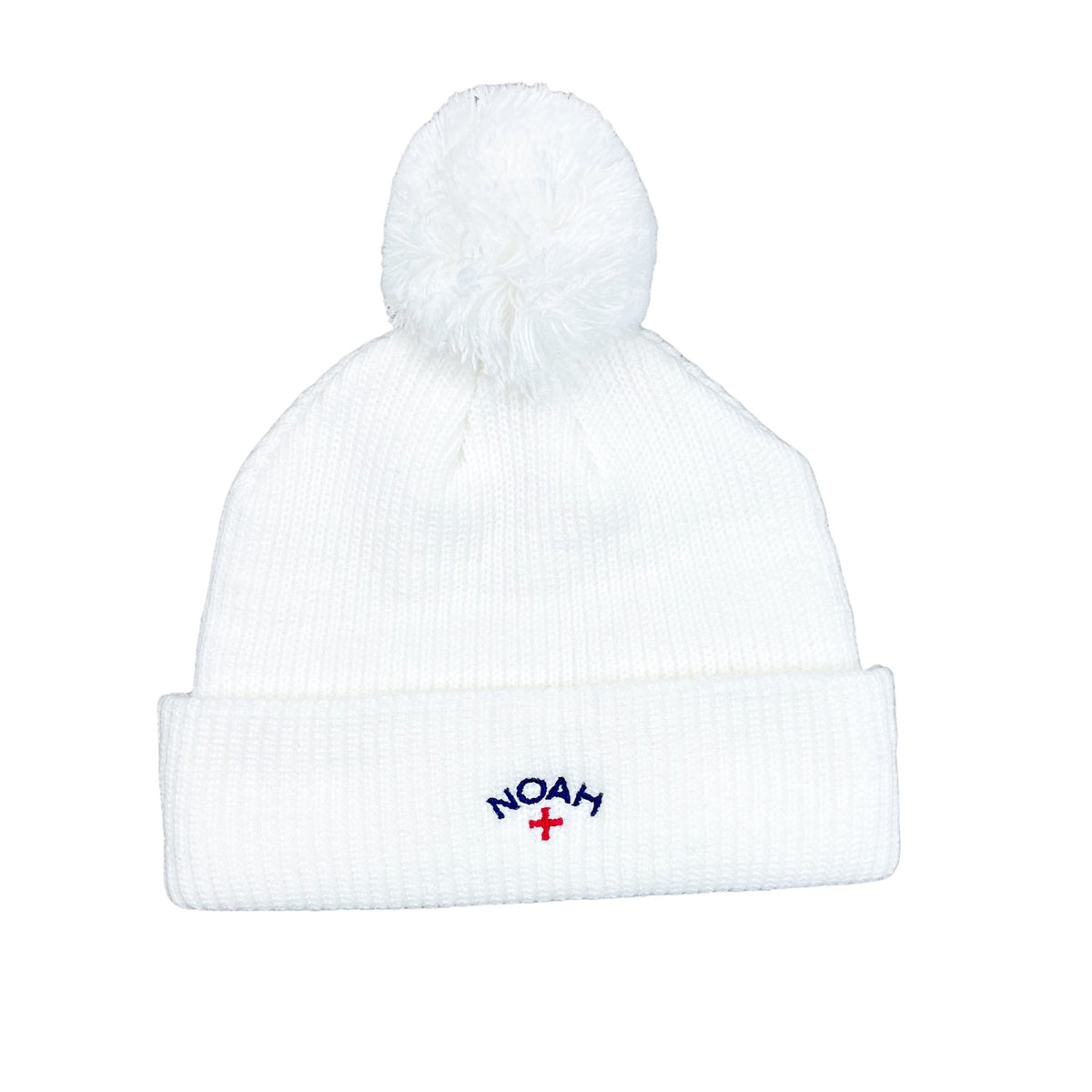 POM POM BEANIE WHITE