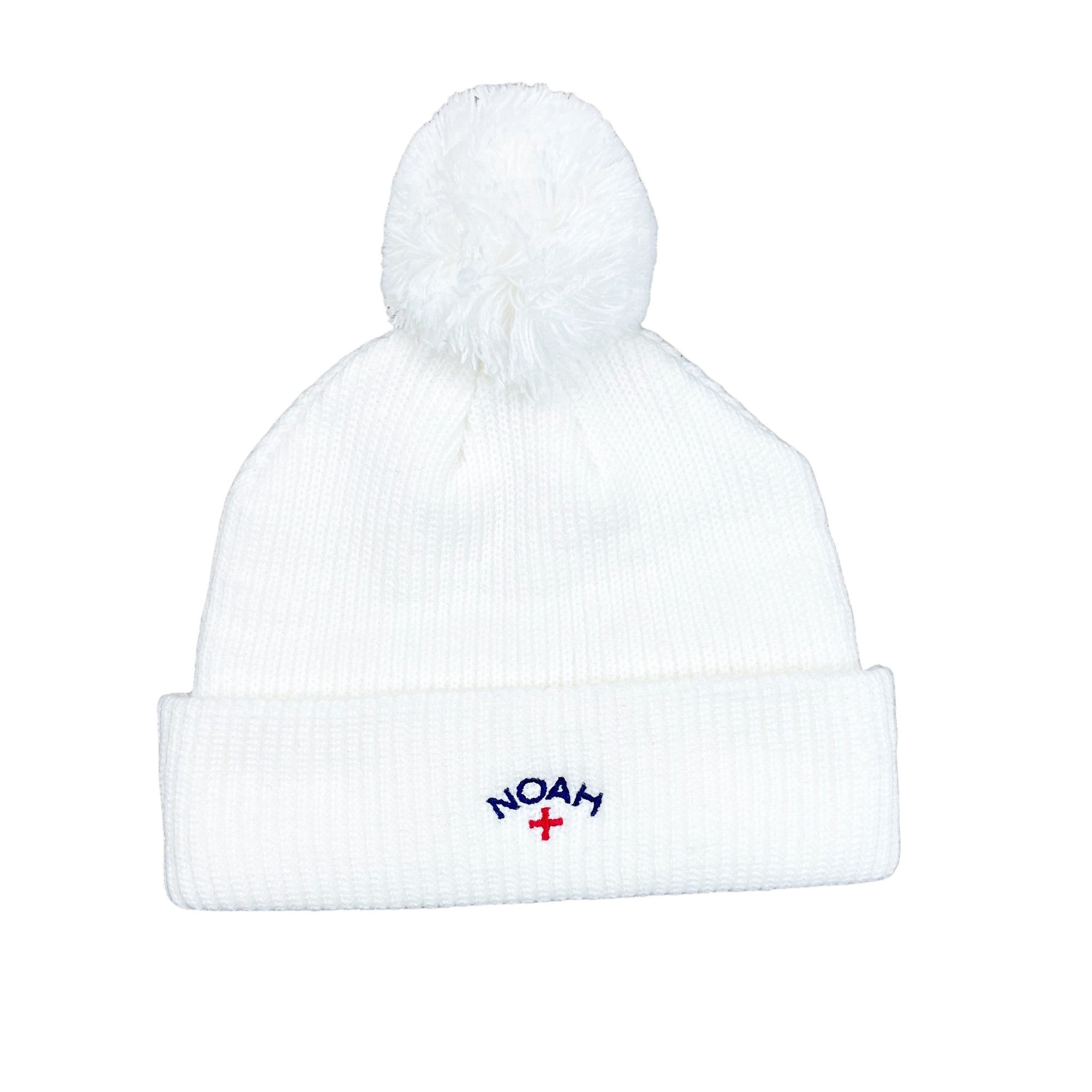 POM POM BEANIE WHITE