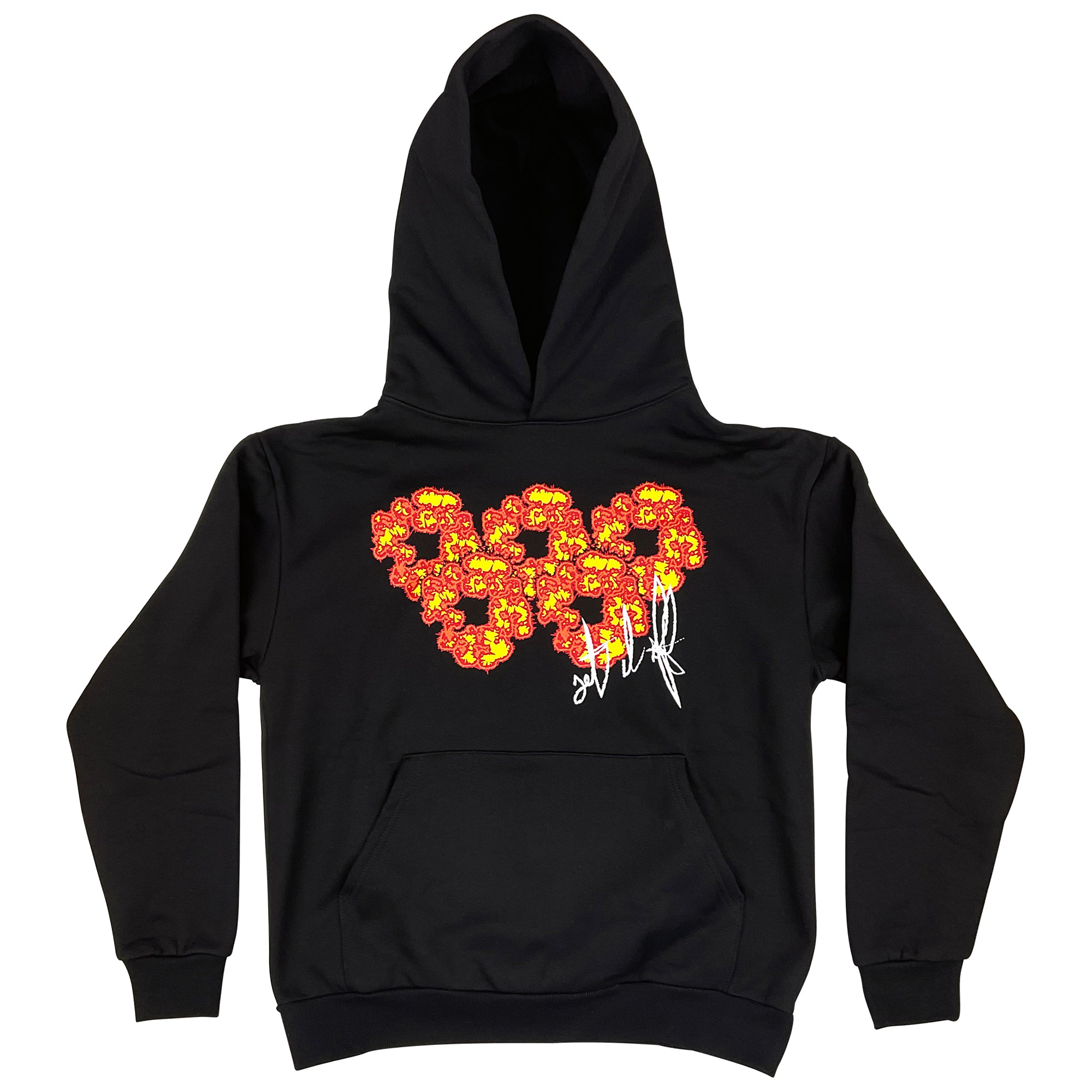 OFFSET HOODIE SWEATSHIRT BLACK