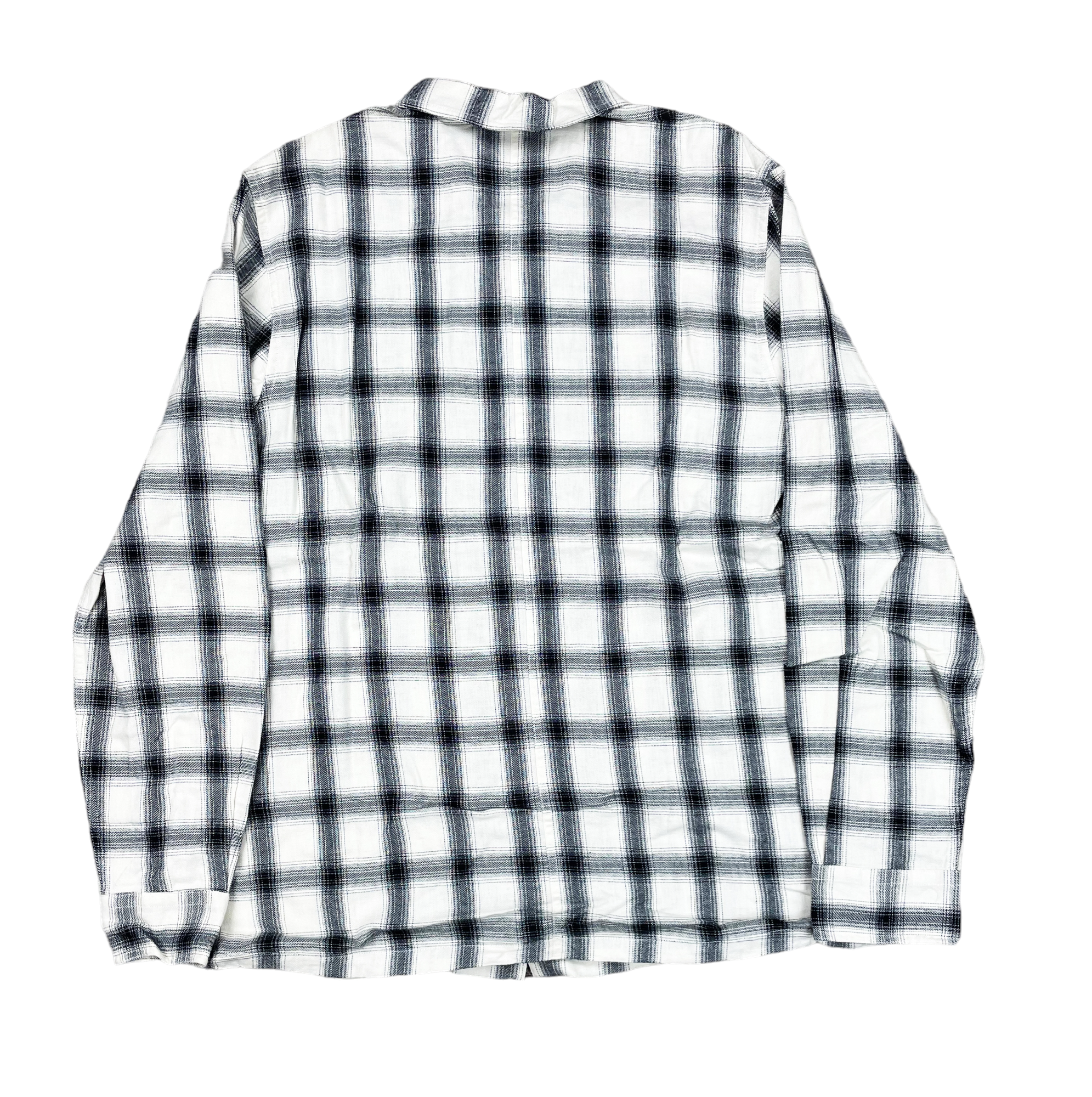 PLAID MILITARY OVERSHIRT LONG SLEEVE SHIRT